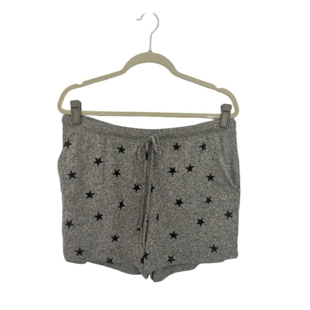 Lucky Brand Lucky Brand SZ L star print grey lounge shorts Size ONE SIZE - 1 Thumbnail
