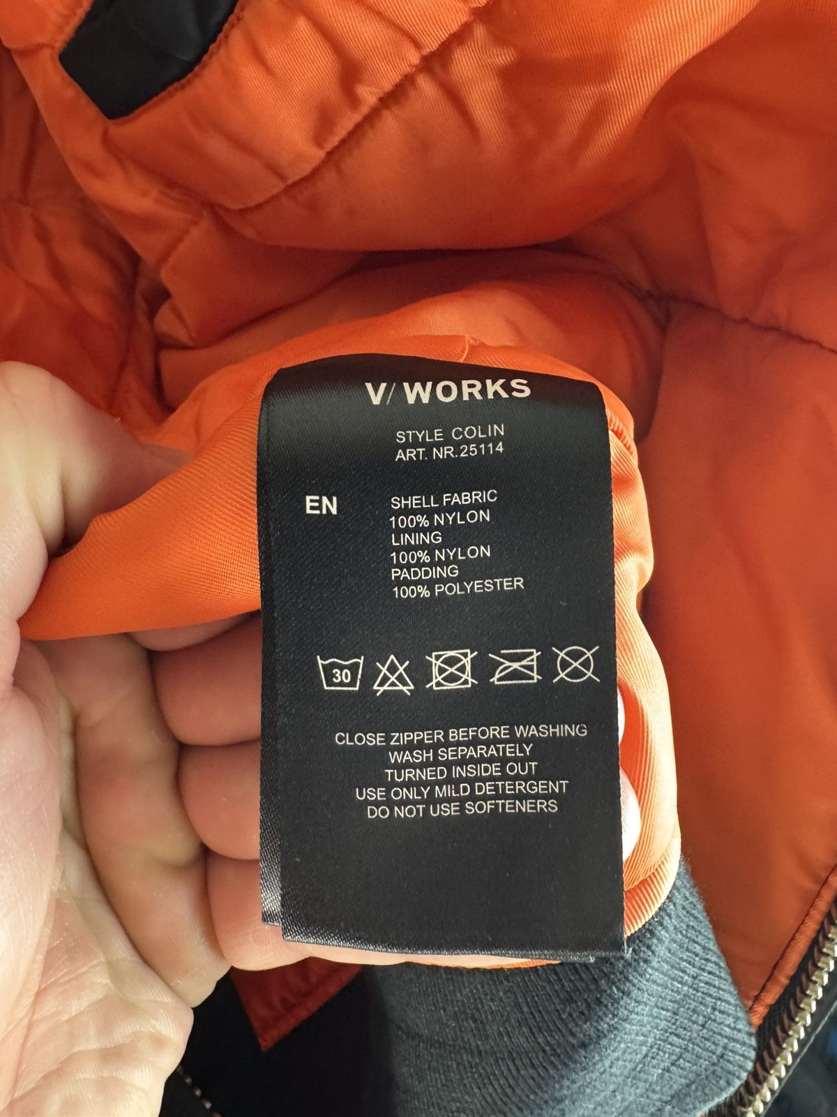 Other V works designer MA-1 Flyer’s Man Intermediate Bomber Jacket Size US XL / EU 56 / 4 - 4 Thumbnail