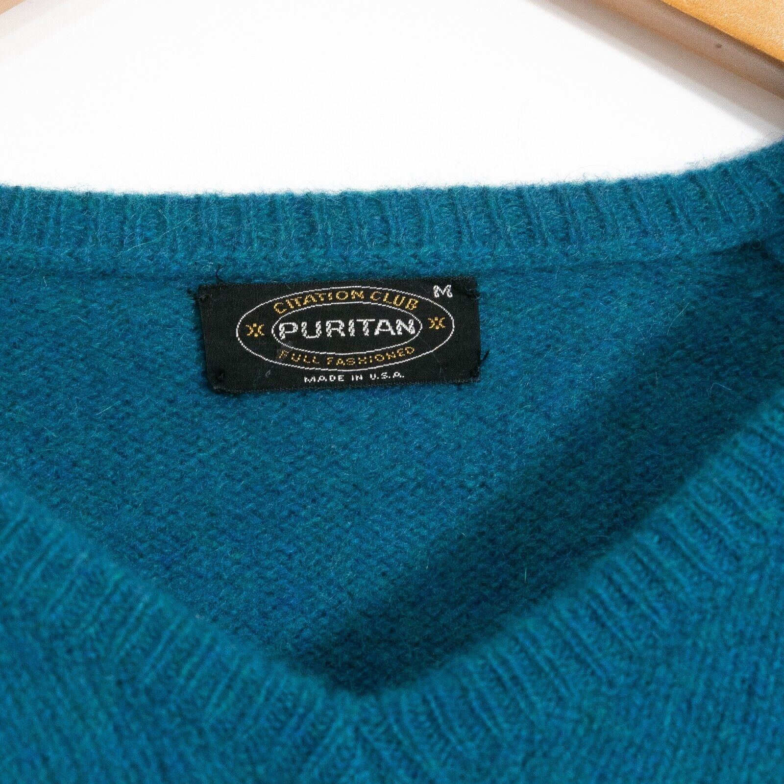 Puritan × Vintage Vintage 70s Puritan Wool Sweater Mens Small - Cable Knit Size US S / EU 44-46 / 1 - 3 Thumbnail