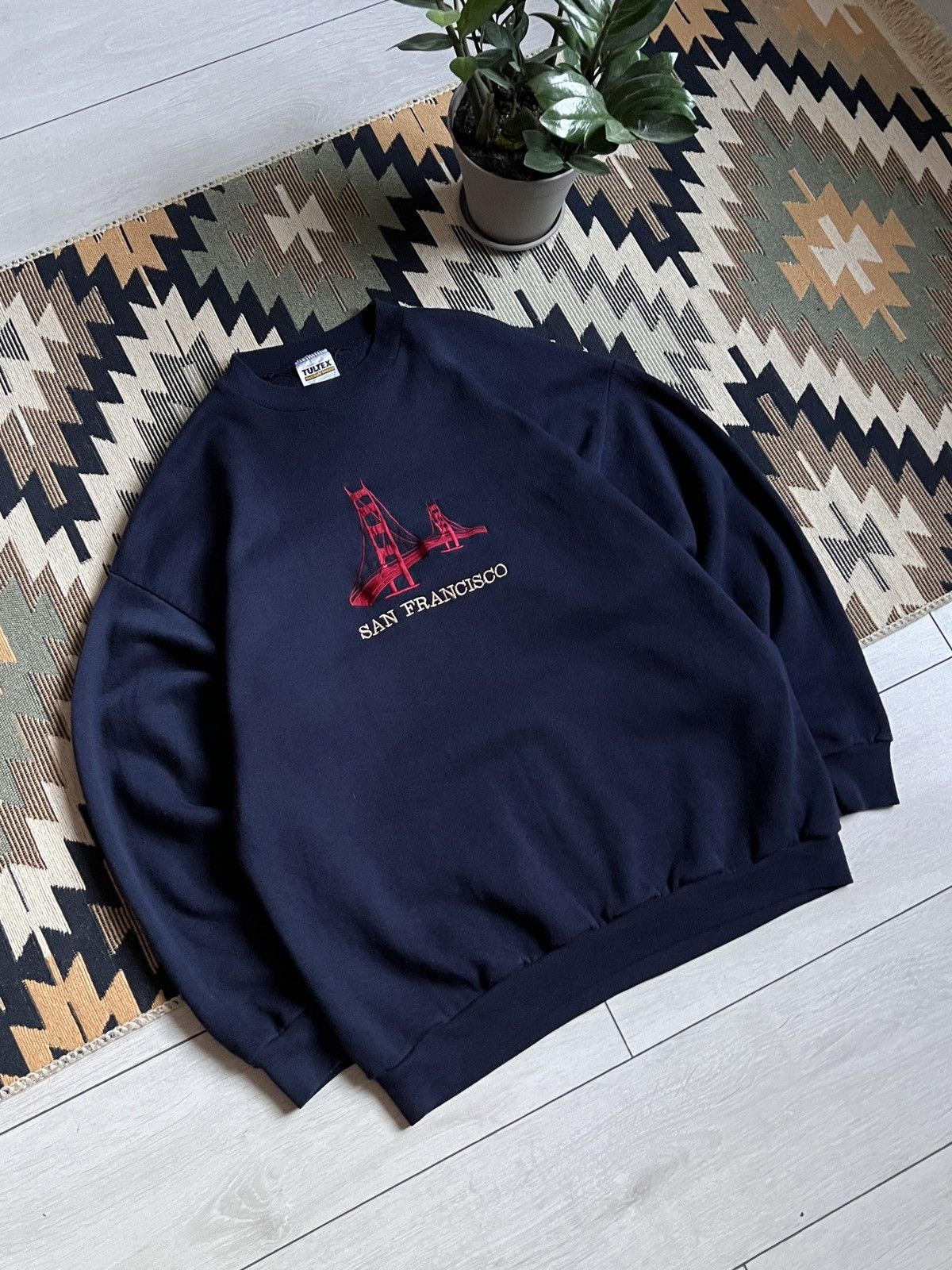 Sports Specialties × Vintage Vintage San Francisco Big Logo Sweatshirt Size US XL / EU 56 / 4 - 3 Thumbnail