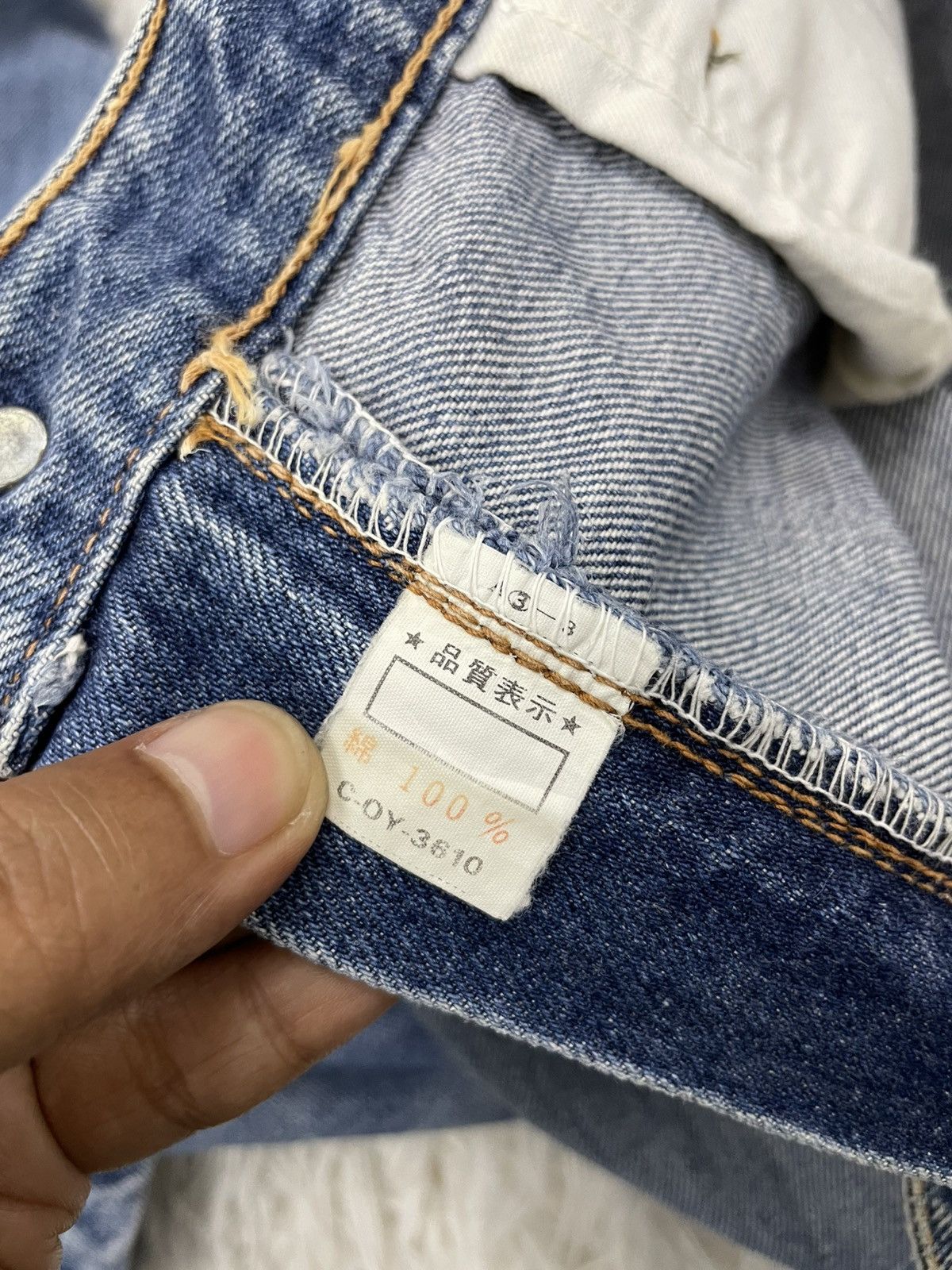 Japanese Brand Vintage Bison Jeans Pant Size US 29 - 16 Thumbnail