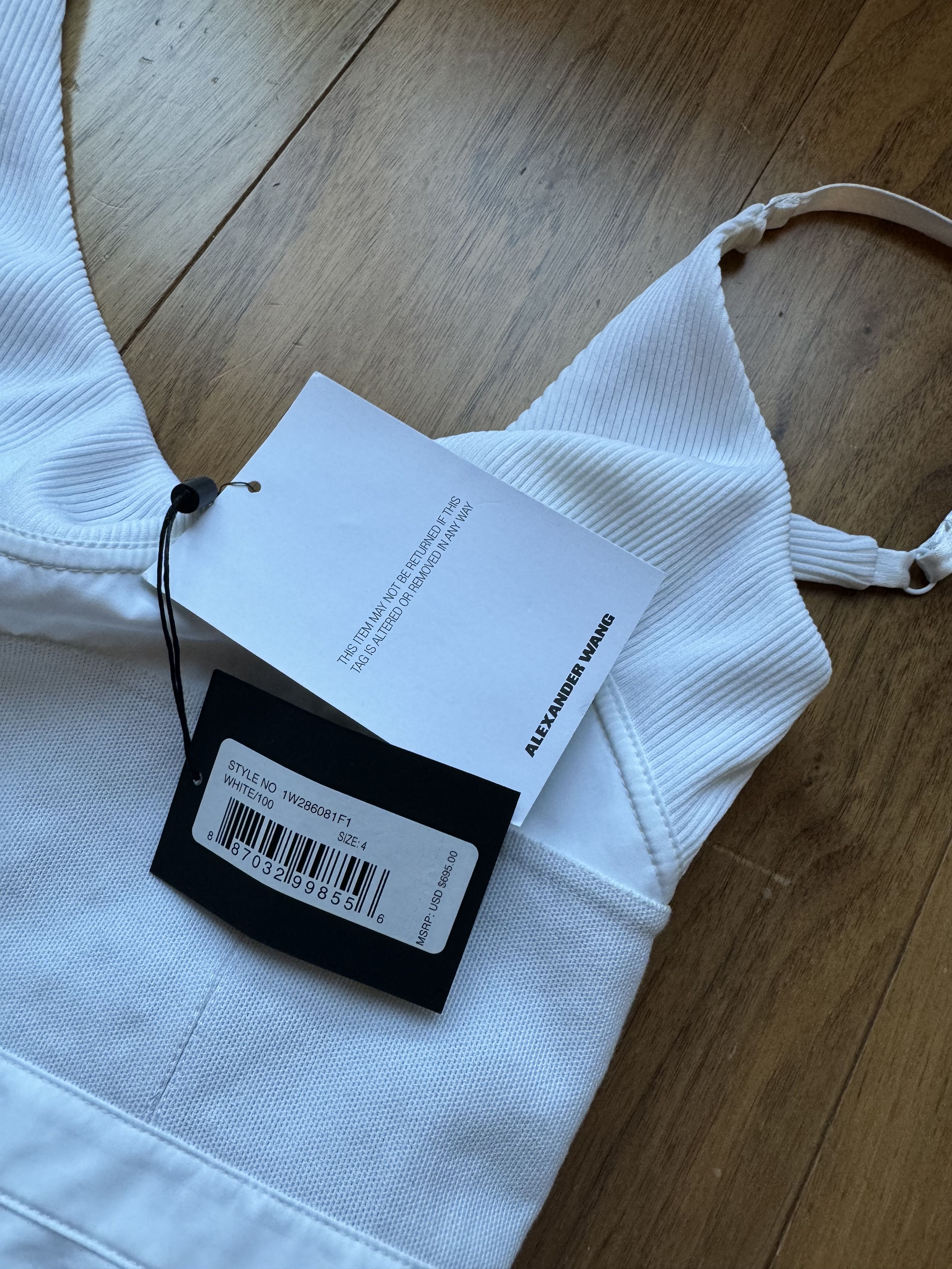 Alexander Wang Alexander Wang White Mini Dress On Bella Hadid New W Tag Size S / US 4 / IT 40 - 5 Thumbnail