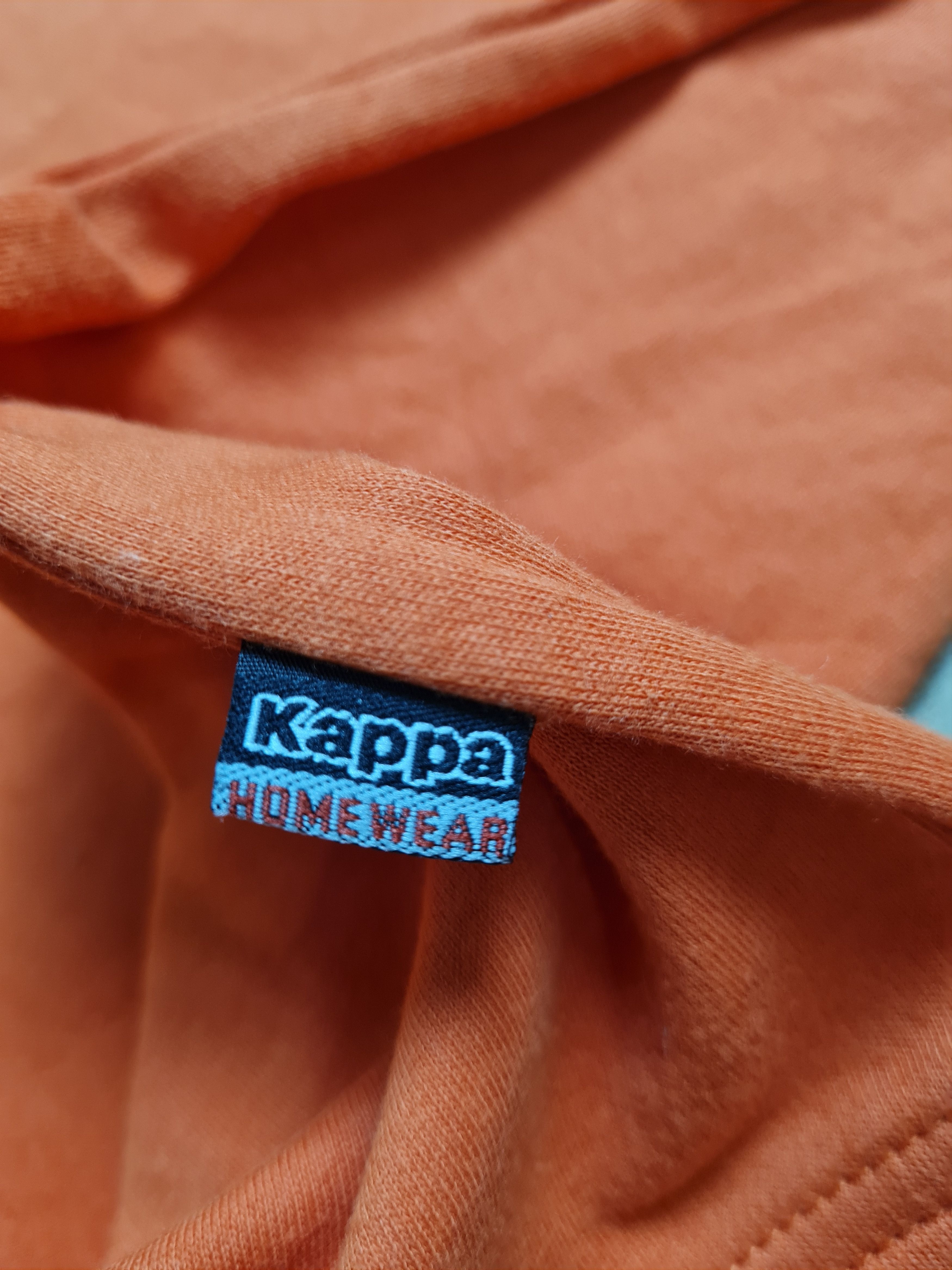 Kappa Vintage Kappa Sestriere Mens Orange Big Logo Long Sleeve Size US XL / EU 56 / 4 - 6 Thumbnail