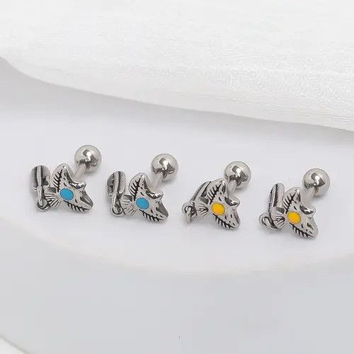 Jewelry New Trend Earrings One Pairs Chrome Jewelry Size ONE SIZE - 3 Thumbnail