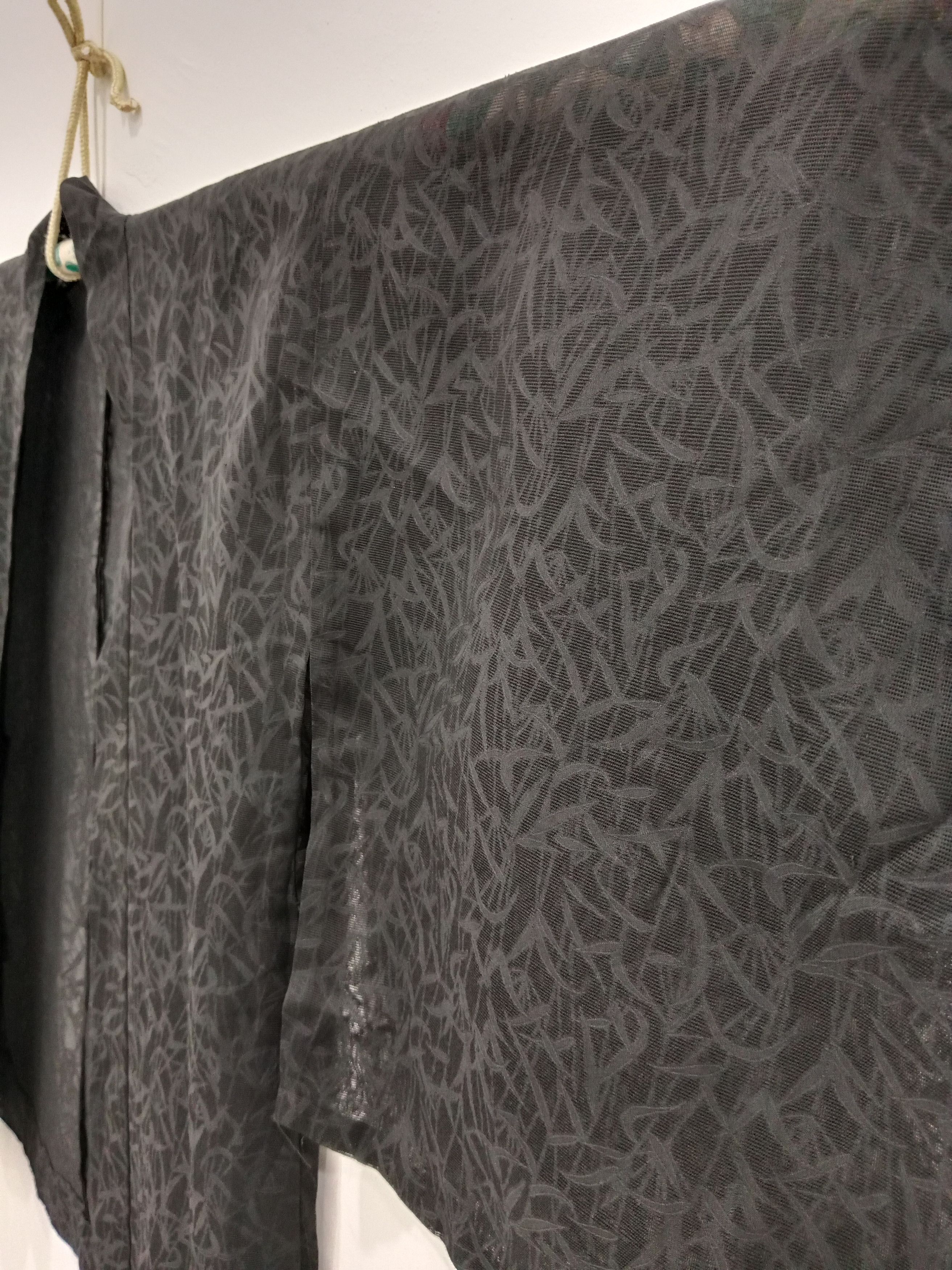 Komono Vintage Haori Kimono Cardigan Nice Motif Japanese Style Size L / US 10 / IT 46 - 6 Thumbnail