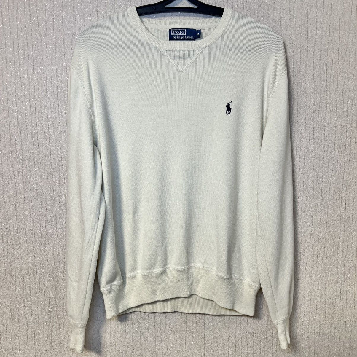 Polo Ralph Lauren Polo Ralph Lauren Sweater Sweatshirt Size M Color Milk White Size US M / EU 48-50 / 2 - 7 Thumbnail