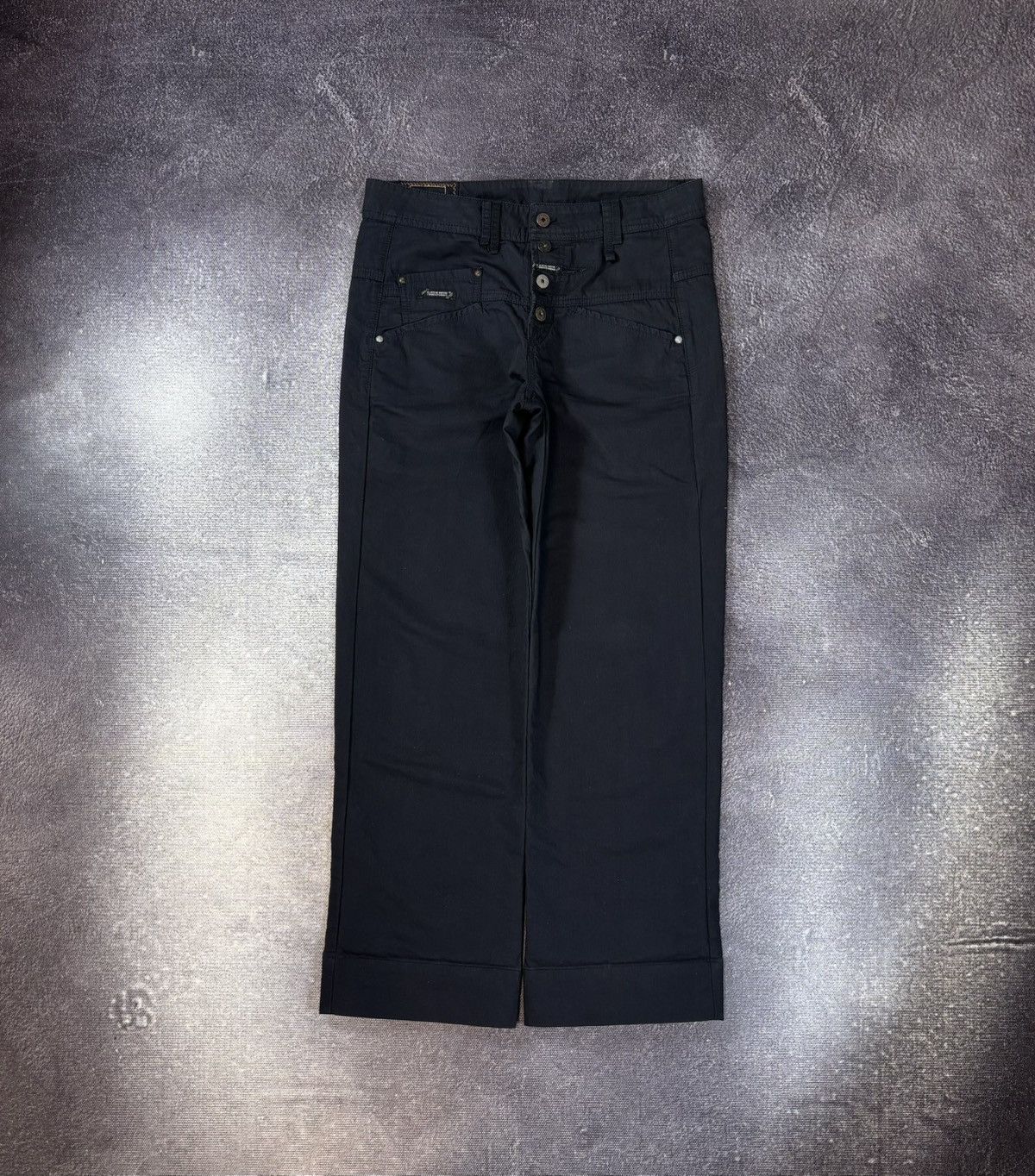 Marithe + Francois Girbaud Vintage Marithe Francois Girbaud Y2K Rare Baggy Flared Pants Size US 29 - 1 Thumbnail