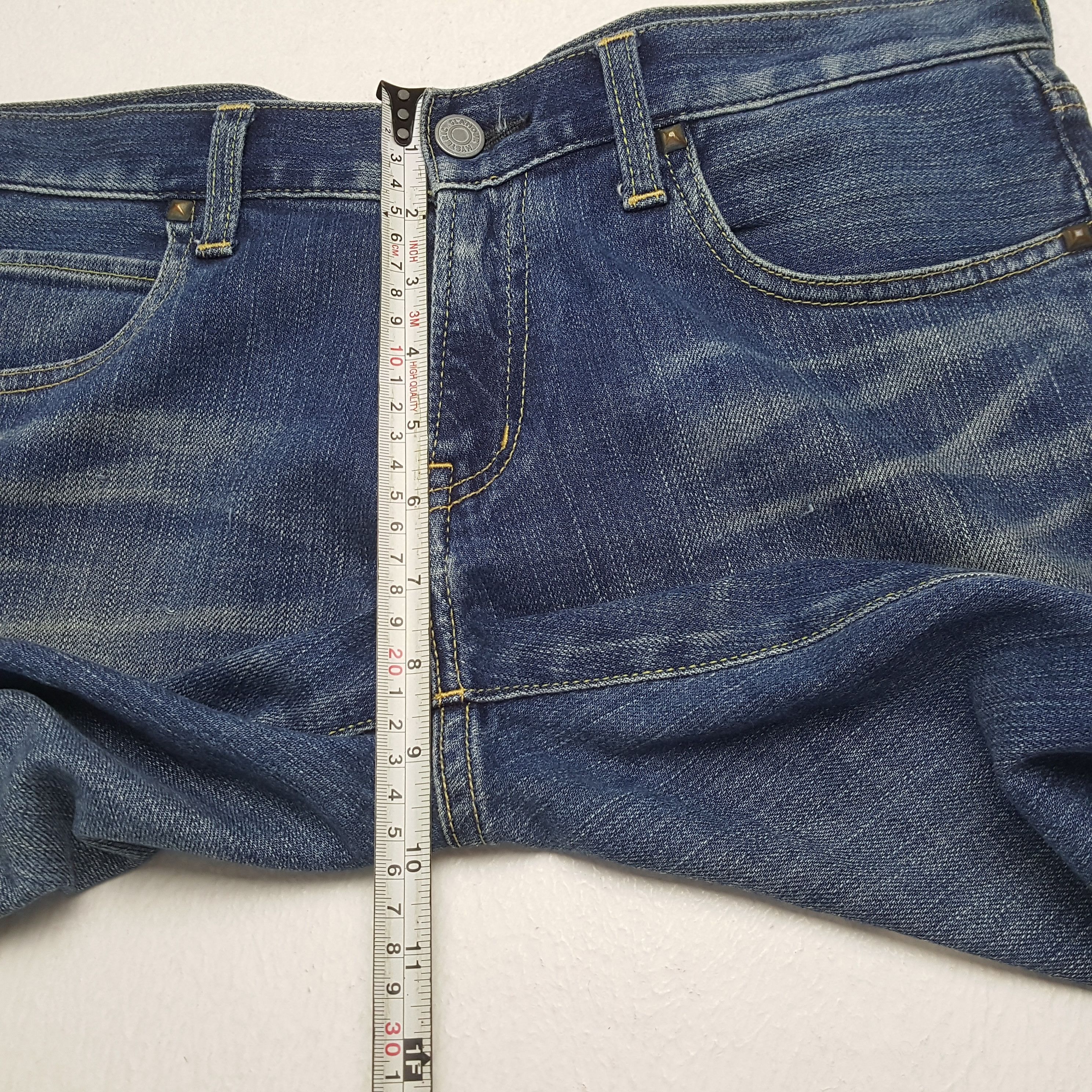 Hysteric Glamour × Japanese Brand × Vintage HYSTERIC GLAMOUR Japanese Brand Custom Art Jeans Size 31" - 8 Thumbnail