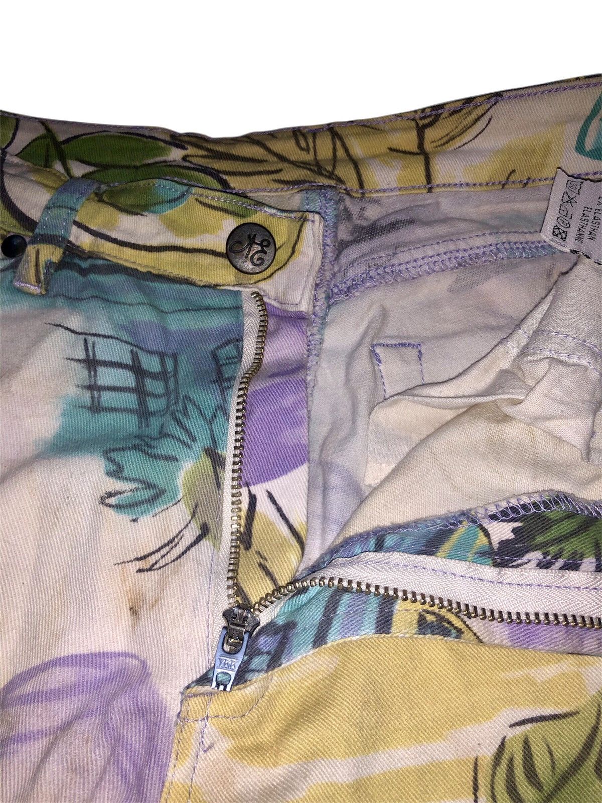 Designer × Japanese Brand × Jean Paul Gaultier ANNE ELISABETH DENIN JEANS FULL PRINT Size 28" / US 6 / IT 42 - 6 Thumbnail