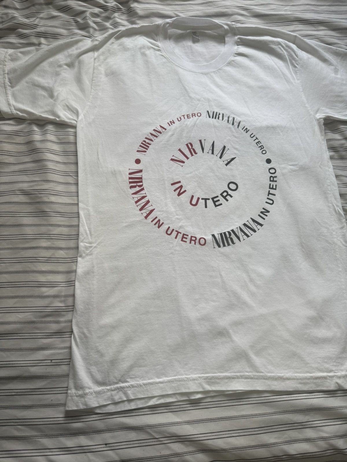 Other Nirvana In Utero White Band Graphic T-Shirt Size M USA Made Size US M / EU 48-50 / 2 - 1 Thumbnail