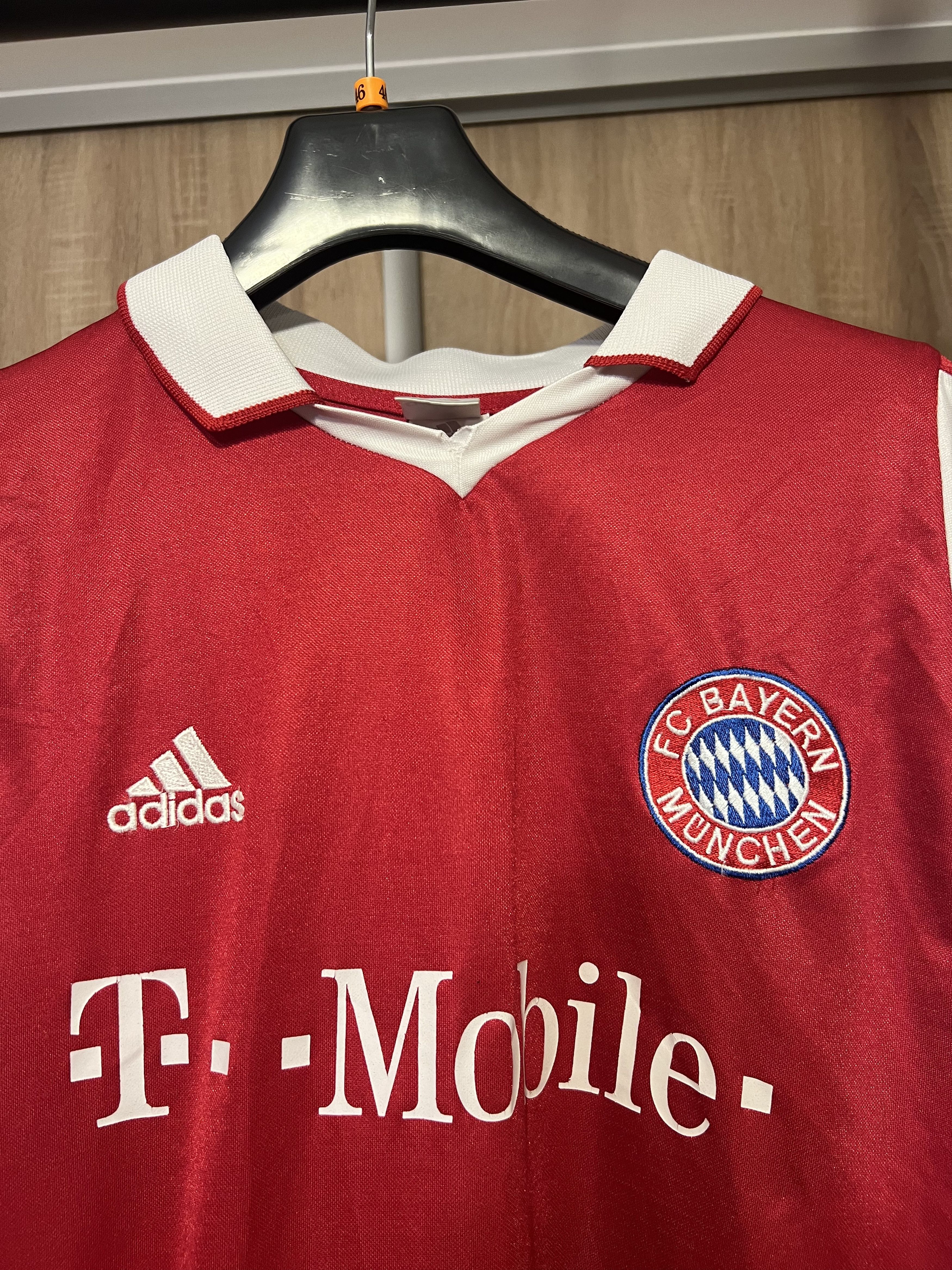 Adidas × Vintage Bayern Munich 2002/2003 Home Football Shirt | Makaay Size US XXL / EU 58 / 5 - 3 Thumbnail