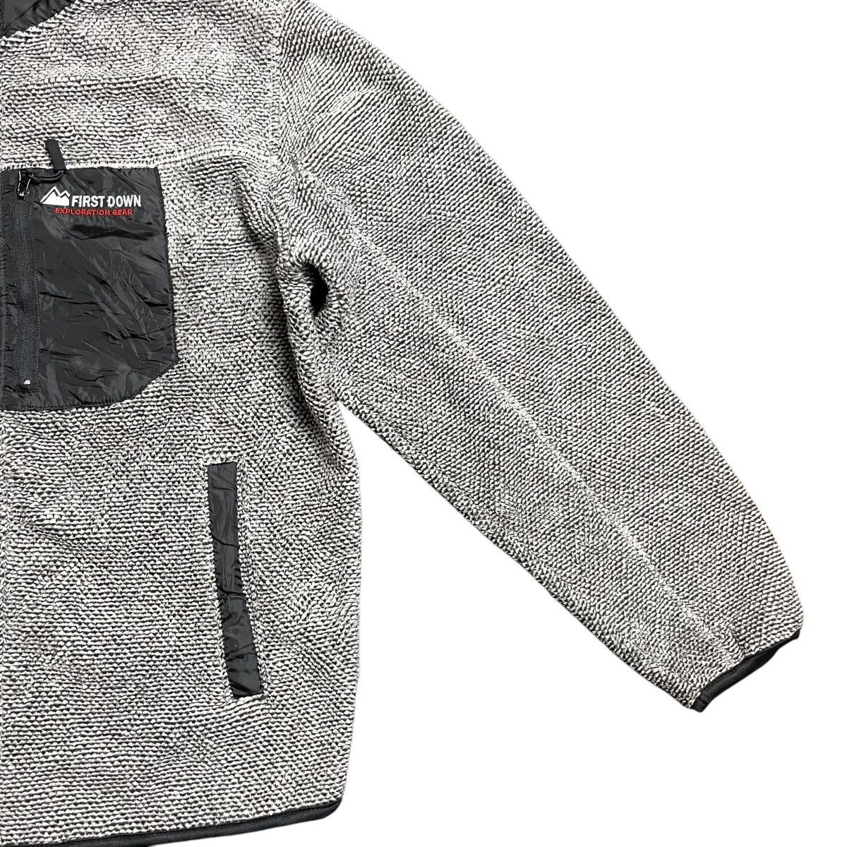 Japanese Brand × Vintage Vintage First Down Sherpa Fleece Outdoor Jacket Size US L / EU 52-54 / 3 - 4 Thumbnail