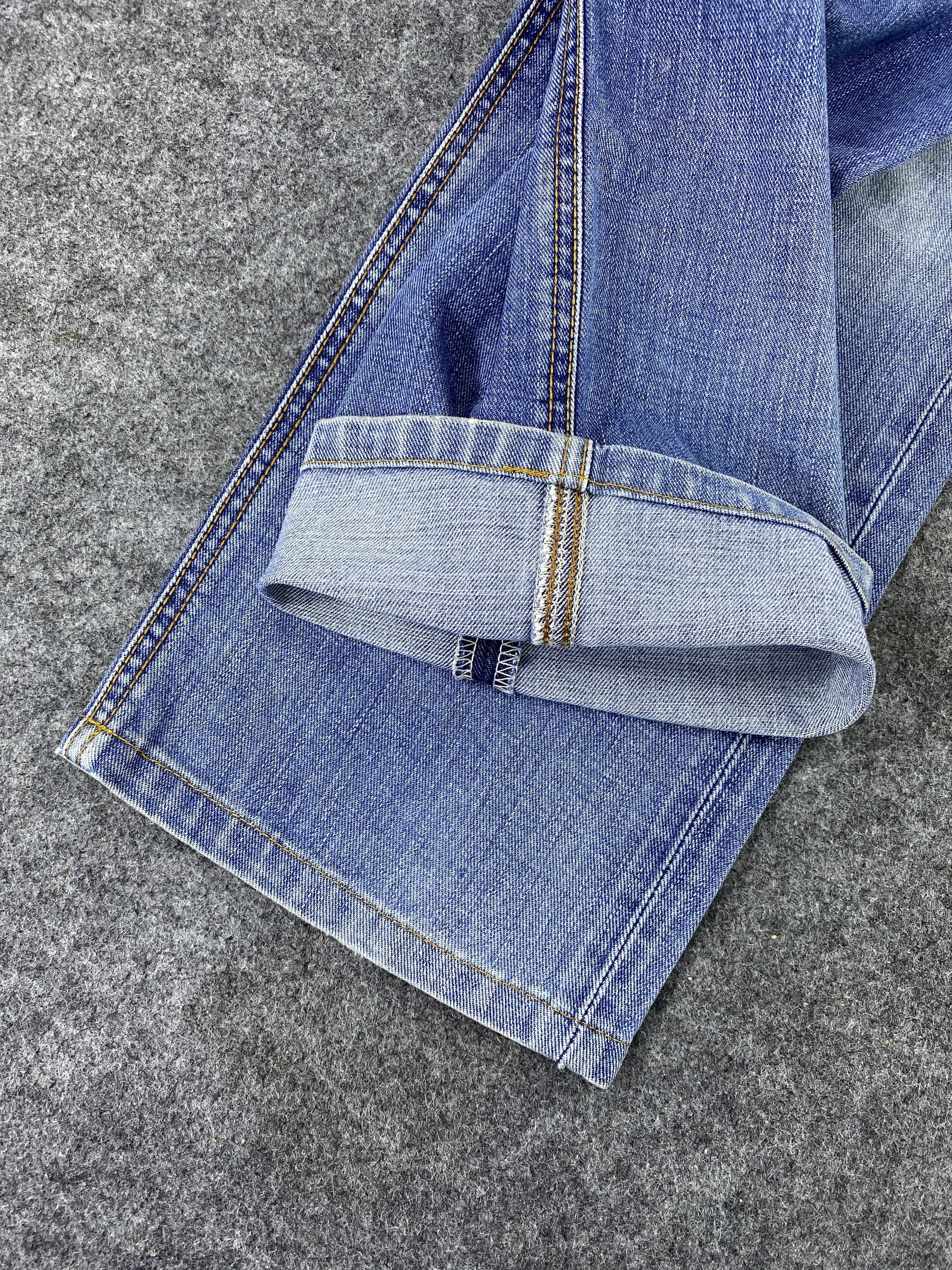 Edwin Edwin 503zz Distress Blue Wash Jeans - J970 Size US 34 / EU 50 - 10 Thumbnail