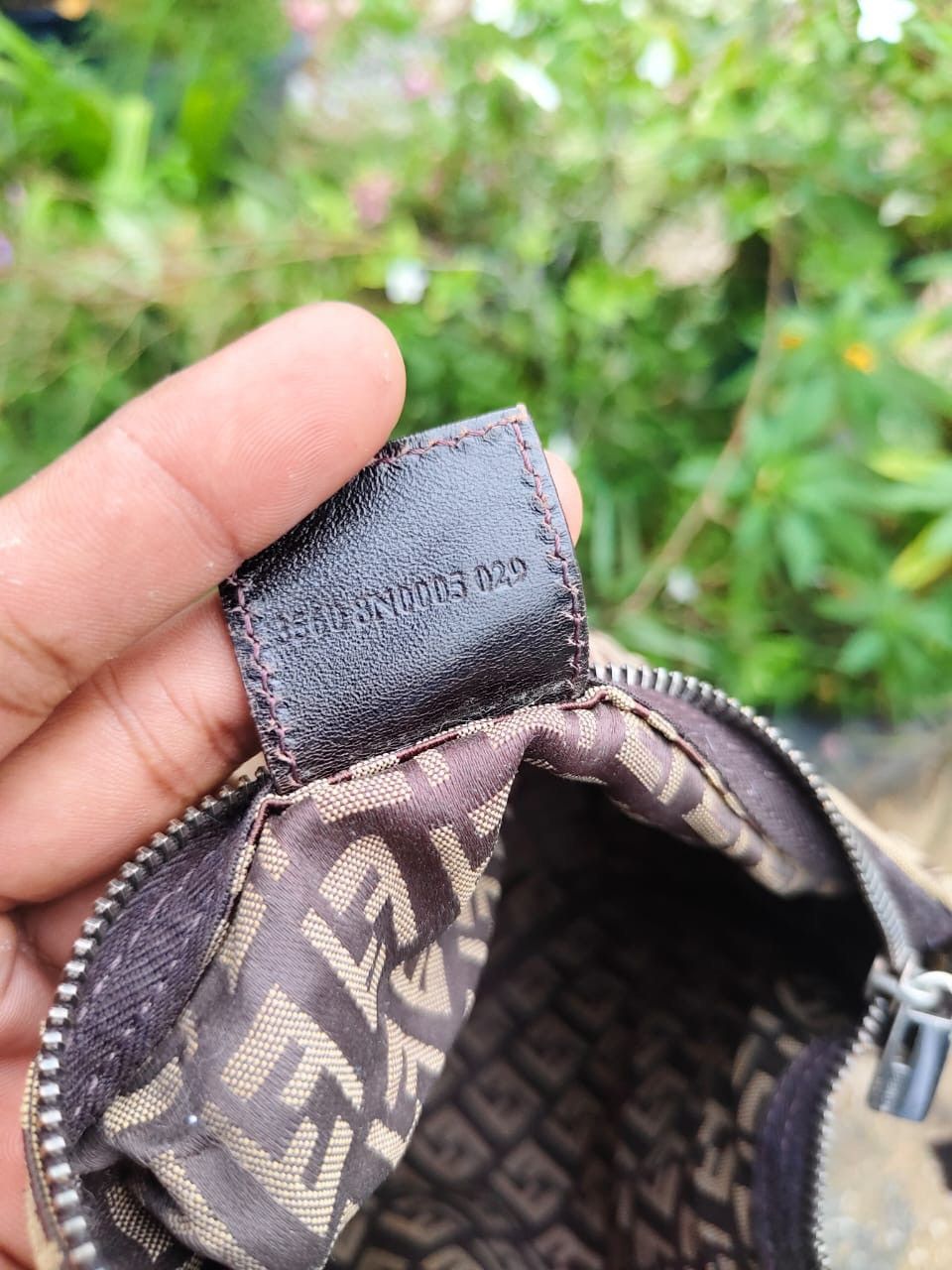 Fendi Authentic Vintage FENDI Zucchino Jacquard Mini Pouch Bag Size ONE SIZE - 13 Thumbnail