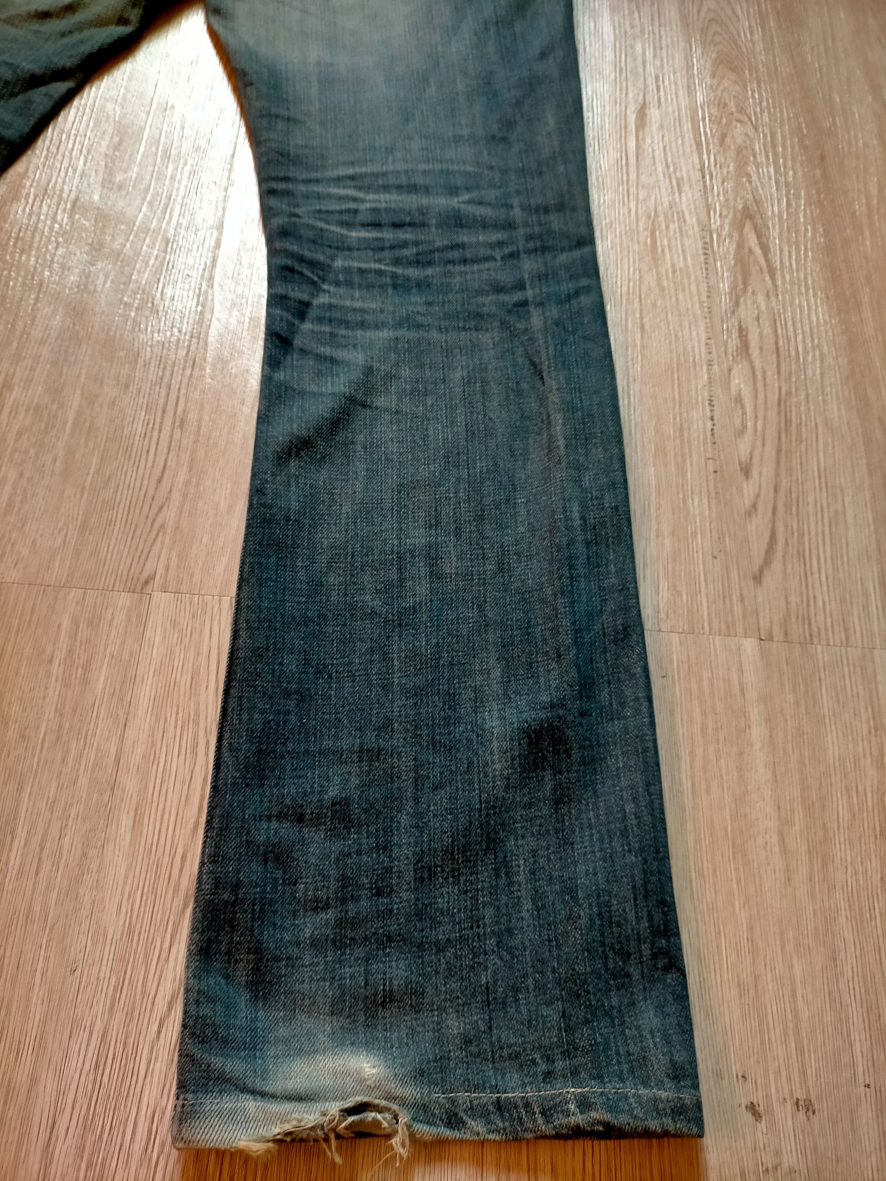 If Six Was Nine × Japanese Brand Flare Jeans Semantic Design Leather pocket Boot cut Denim Size US 31 - 15 Thumbnail