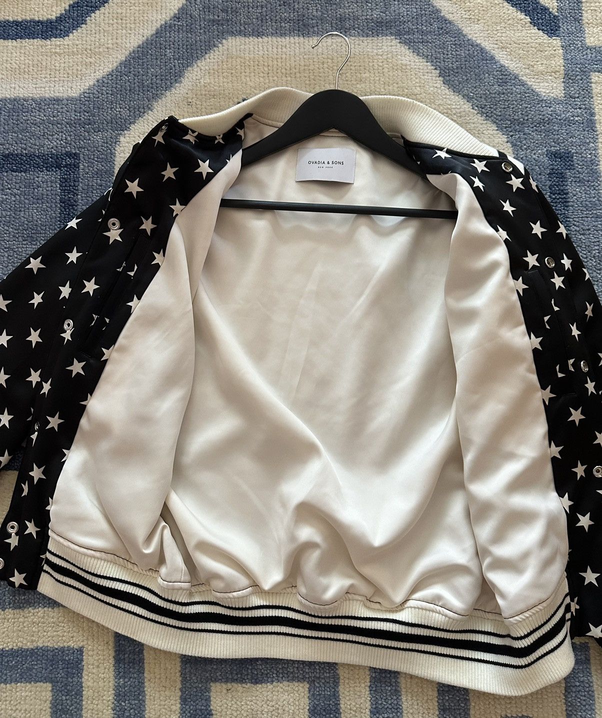 Ovadia & Sons Ovadia and Sons Star Silk Bomber Jacket Small Size US S / EU 44-46 / 1 - 7 Thumbnail