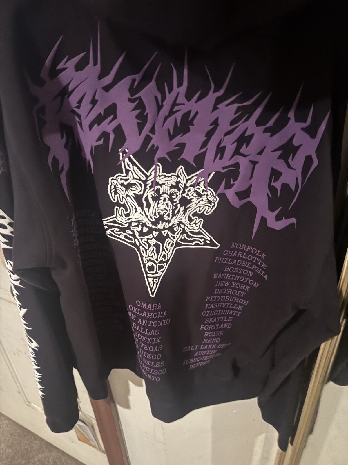 Revenge Revenge x city morgue tour hoodie Size US L / EU 52-54 / 3 - 2 Thumbnail