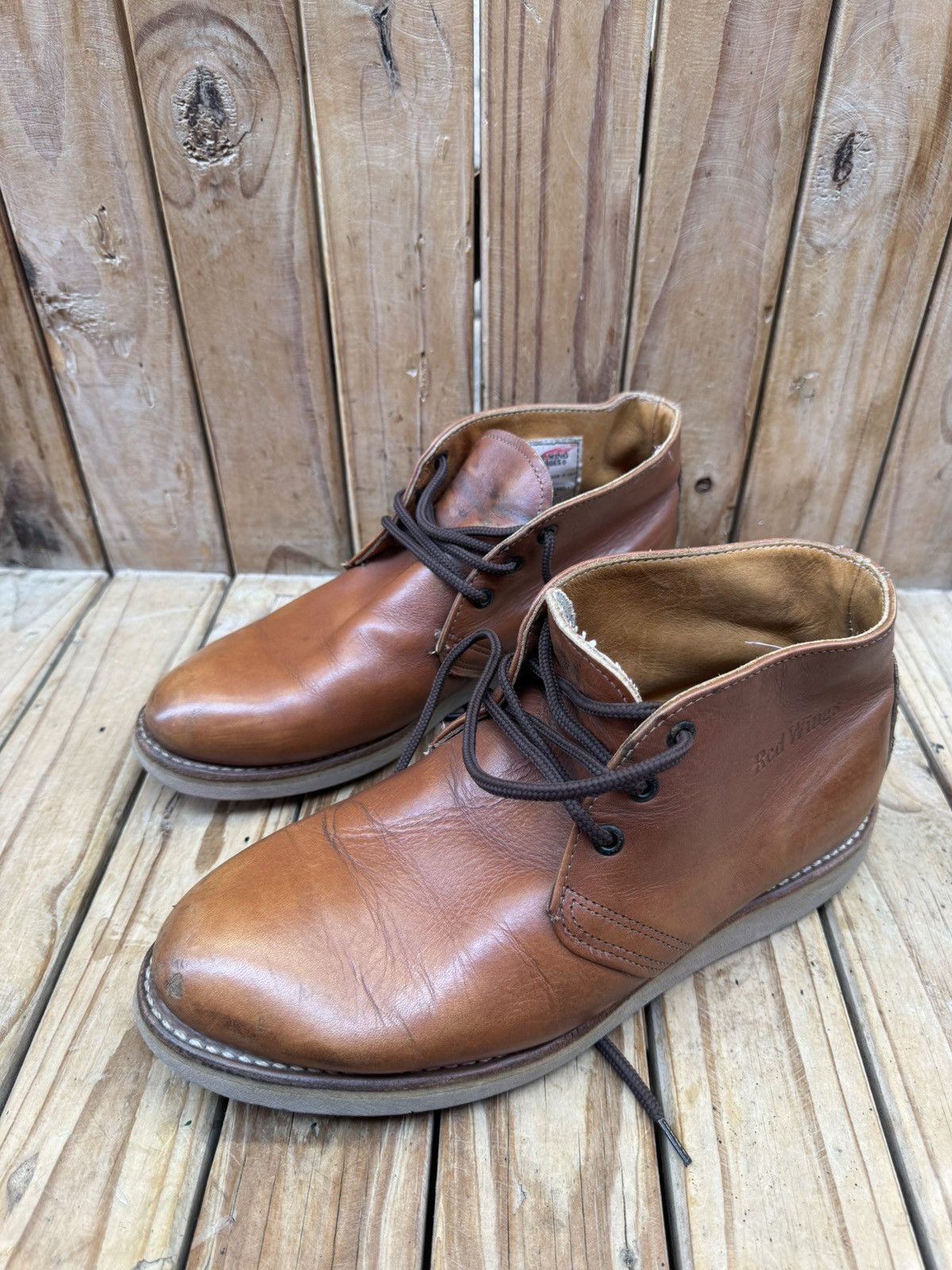 Red Wing Red wing 595 brown Men’s Chukka leather boots US 9 E2 UK 8 Size US 9 / EU 42 - 22 Thumbnail