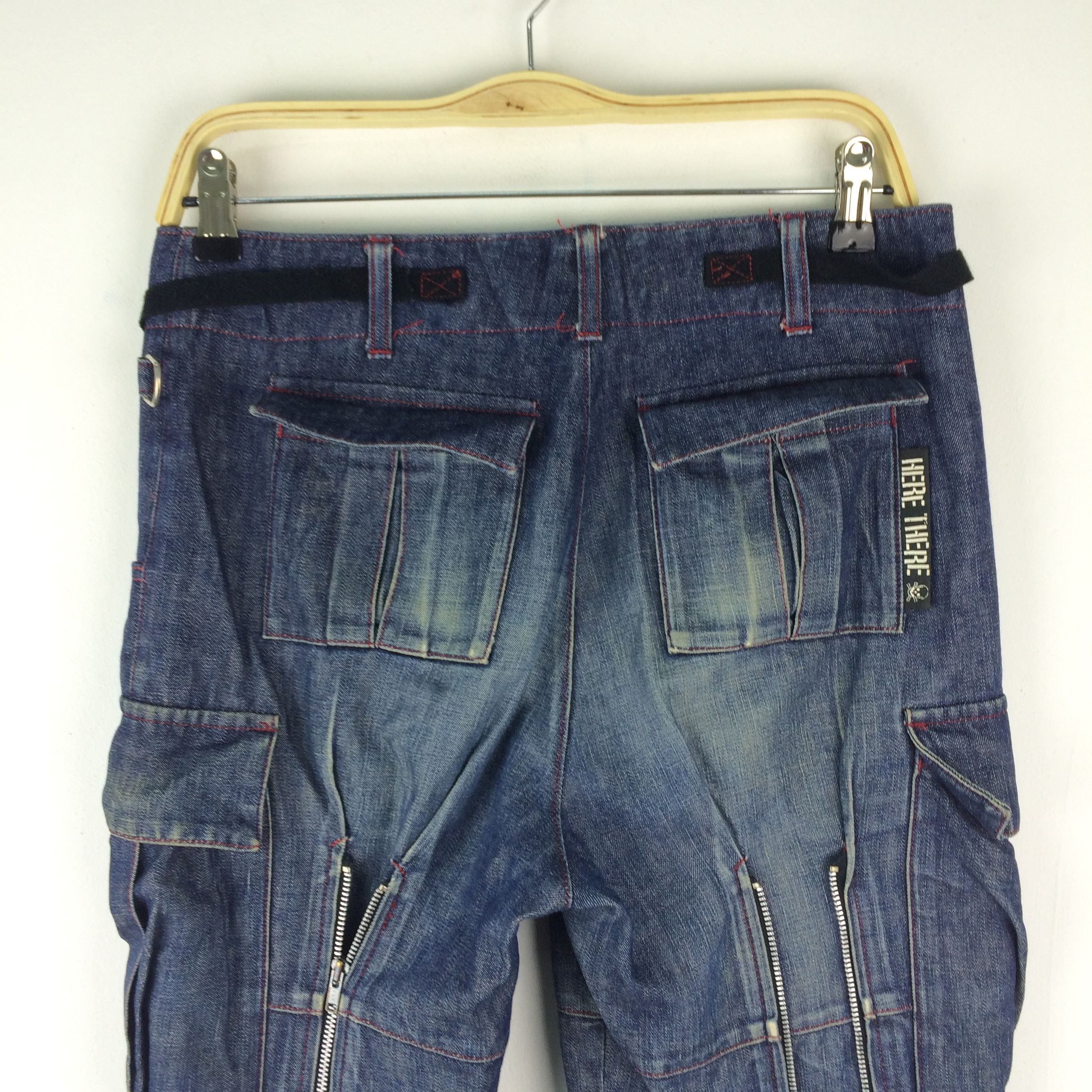 Issey Miyake × Japanese Brand x46 JAPAN MADE HERE THERE ZIPPER CROPPED CARGO PANTS Size US 31 - 4 Thumbnail