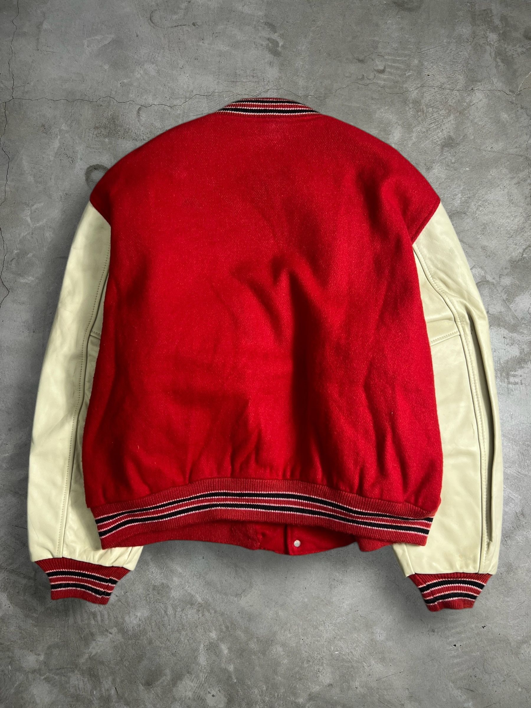Band Tees Vintage Elvis in Concert Varsity Jacket JK689 Size US XL / EU 56 / 4 - 9 Thumbnail