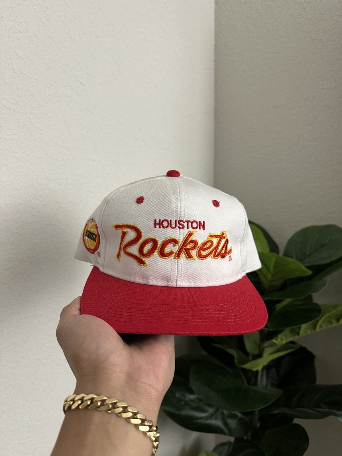 Sports Specialties × Vintage 90s Houston Rocket White Dome Script Sports Specialties m Size ONE SIZE - 1 Thumbnail