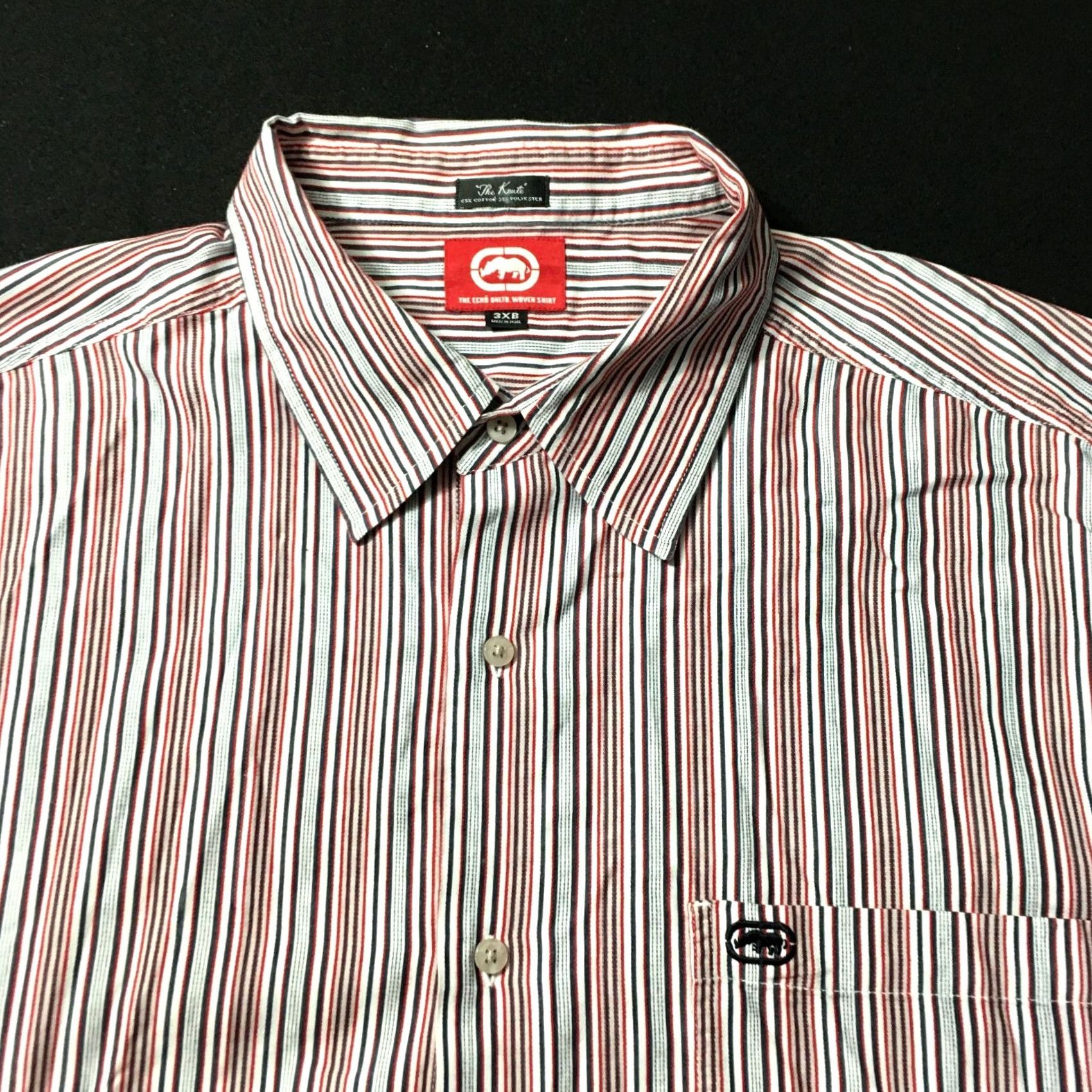 Ecko Unltd. Ecko unltd Shirt Mens 3XL Brown STRIPED SHORT SLEEVE The Krute Size US XXL / EU 58 / 5 - 2 Thumbnail