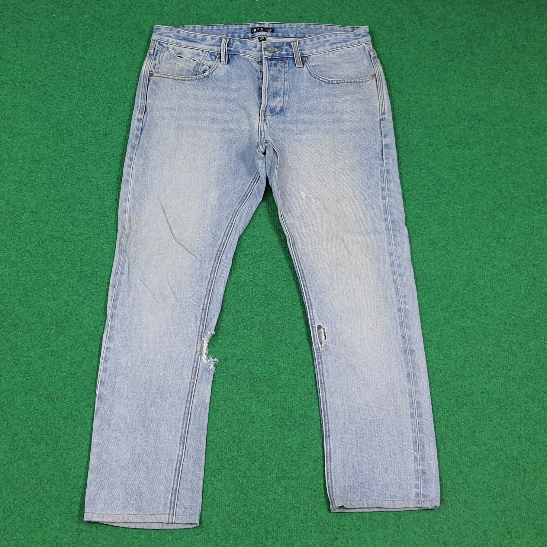 Billabong Vintage Andy Warhol x Billabong Selvedge Rugged Jeans C280N9 Size US 35 - 1 Thumbnail
