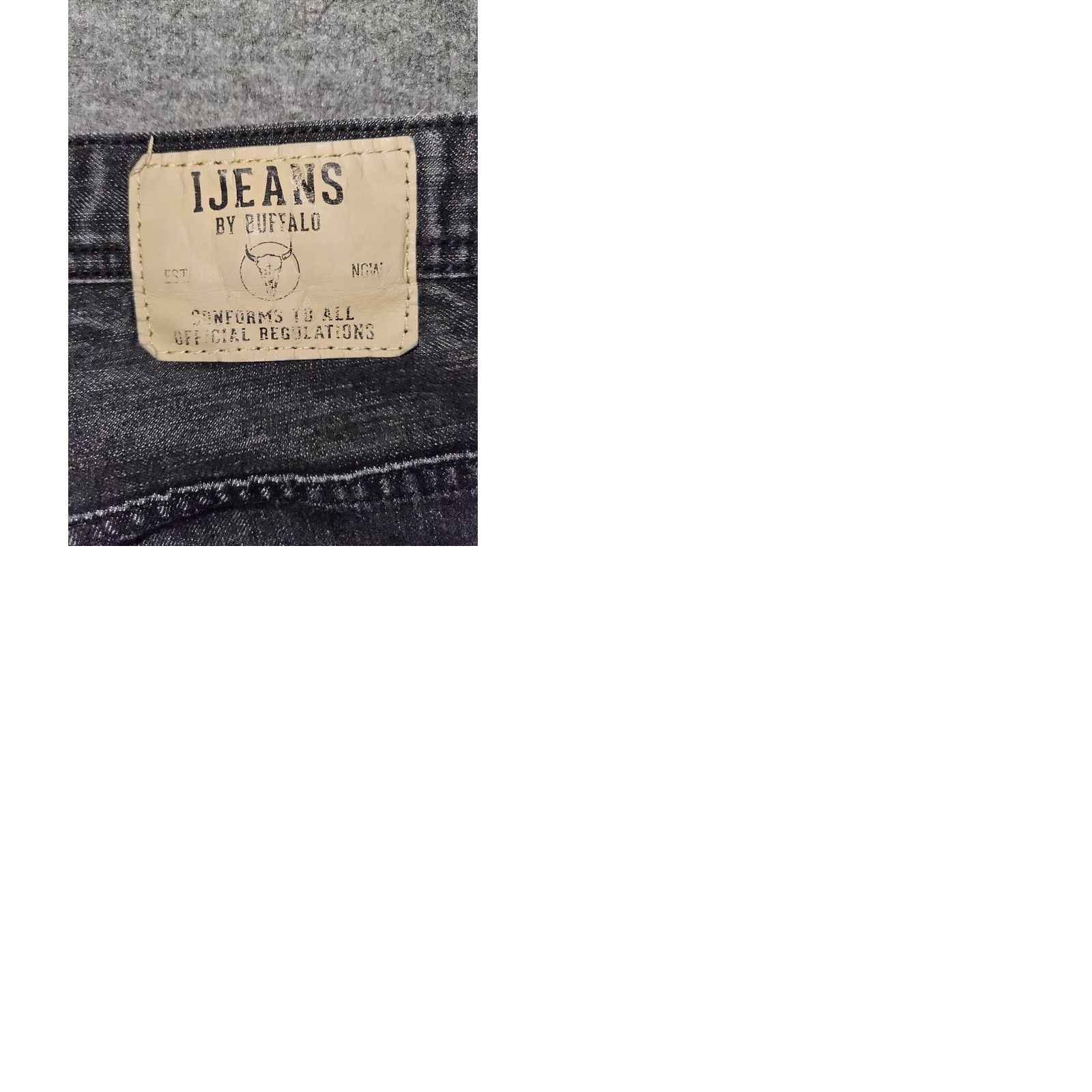 Vintage VINTAGE I Jeans by Buffalo Taylor Easy Straight Jeans Men's 44x30 Black Preppy Casual Shirt? Size US 44 / EU 60 - 9 Thumbnail
