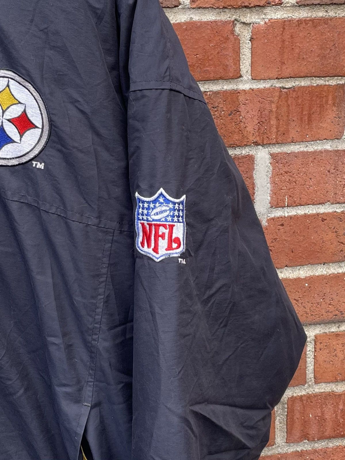 Starter Vintage 90s Pittsburgh Steelers Starter Jacket Puffer NFL Size US XL / EU 56 / 4 - 4 Thumbnail
