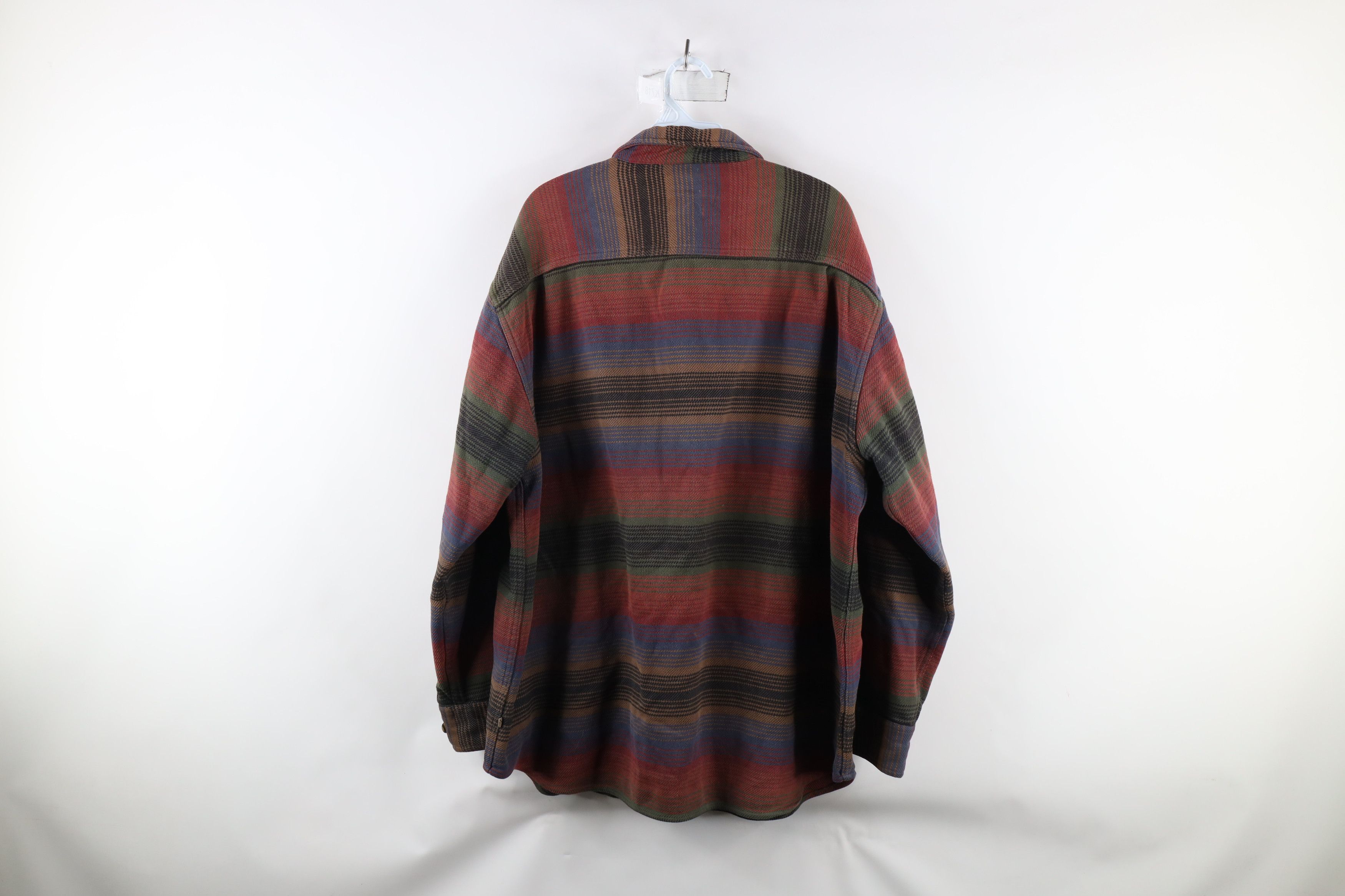 Vintage Vintage 90s Streetwear Heavyweight Flannel Button Shirt Size US XXL / EU 58 / 5 - 14 Thumbnail