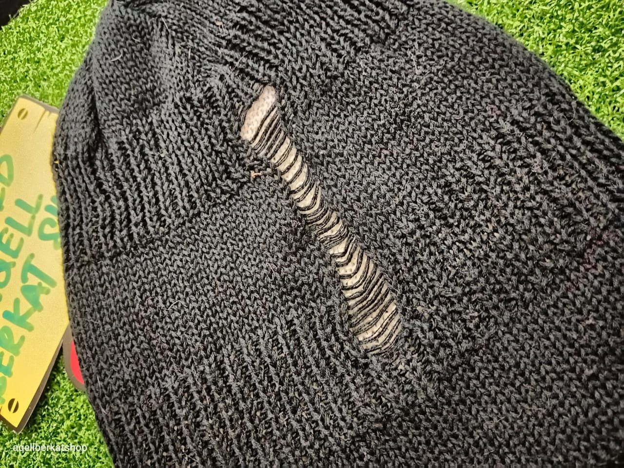 Japanese Brand UNITED ARROW BLUE LABEL Distressed Beanie Size ONE SIZE - 8 Thumbnail