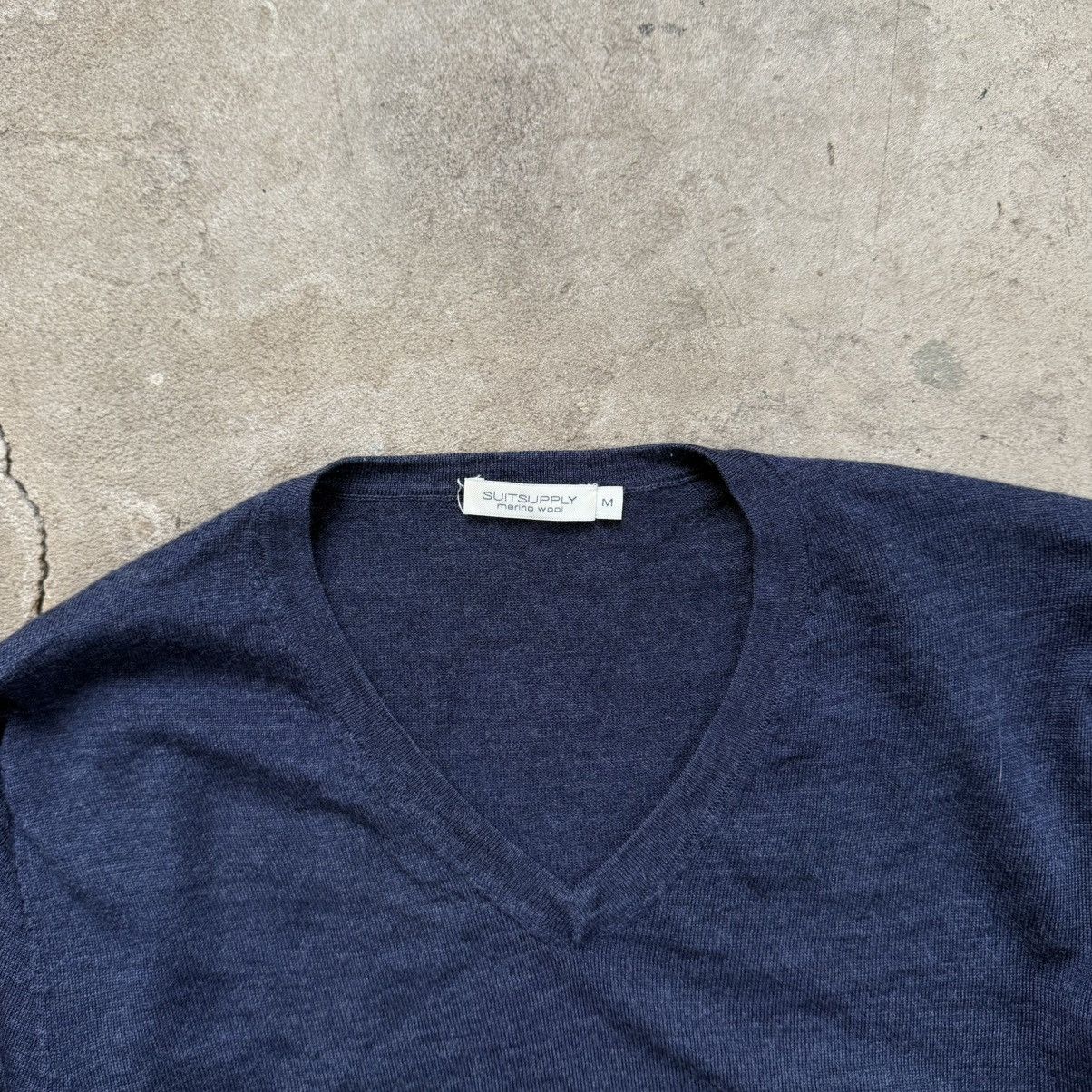 Suitsupply Suitsupply Merino Wool V-Neck Sweater Old Money Size US M / EU 48-50 / 2 - 5 Thumbnail