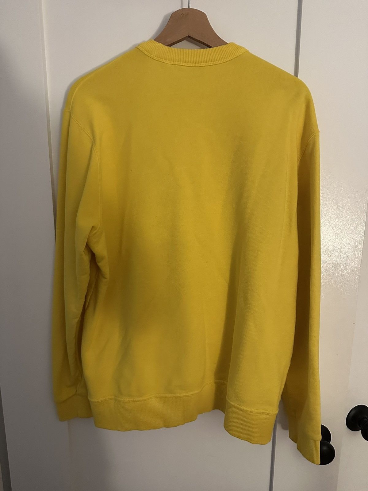 Burberry Burberry SS21 Yellow Box Logo Crewneck Sweatshirt Size US L / EU 52-54 / 3 - 2 Thumbnail