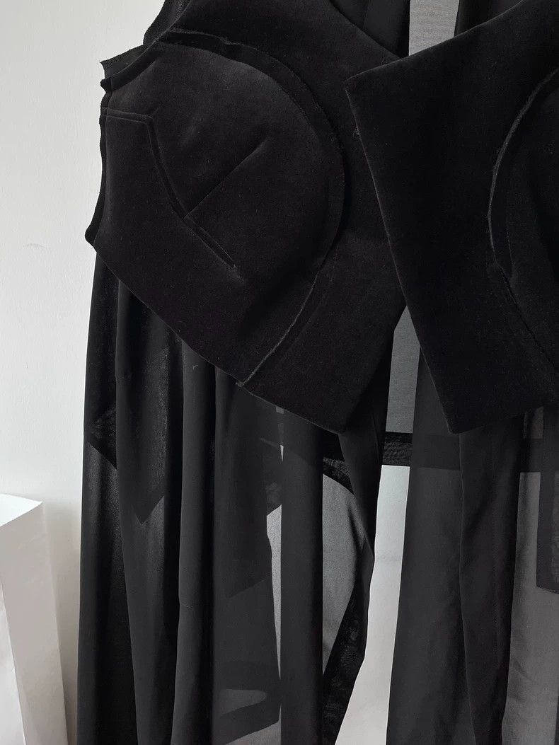 Comme des Garcons Comme Des Garcons Velour tulle waistcoat Size S / US 4 / IT 40 - 4 Thumbnail