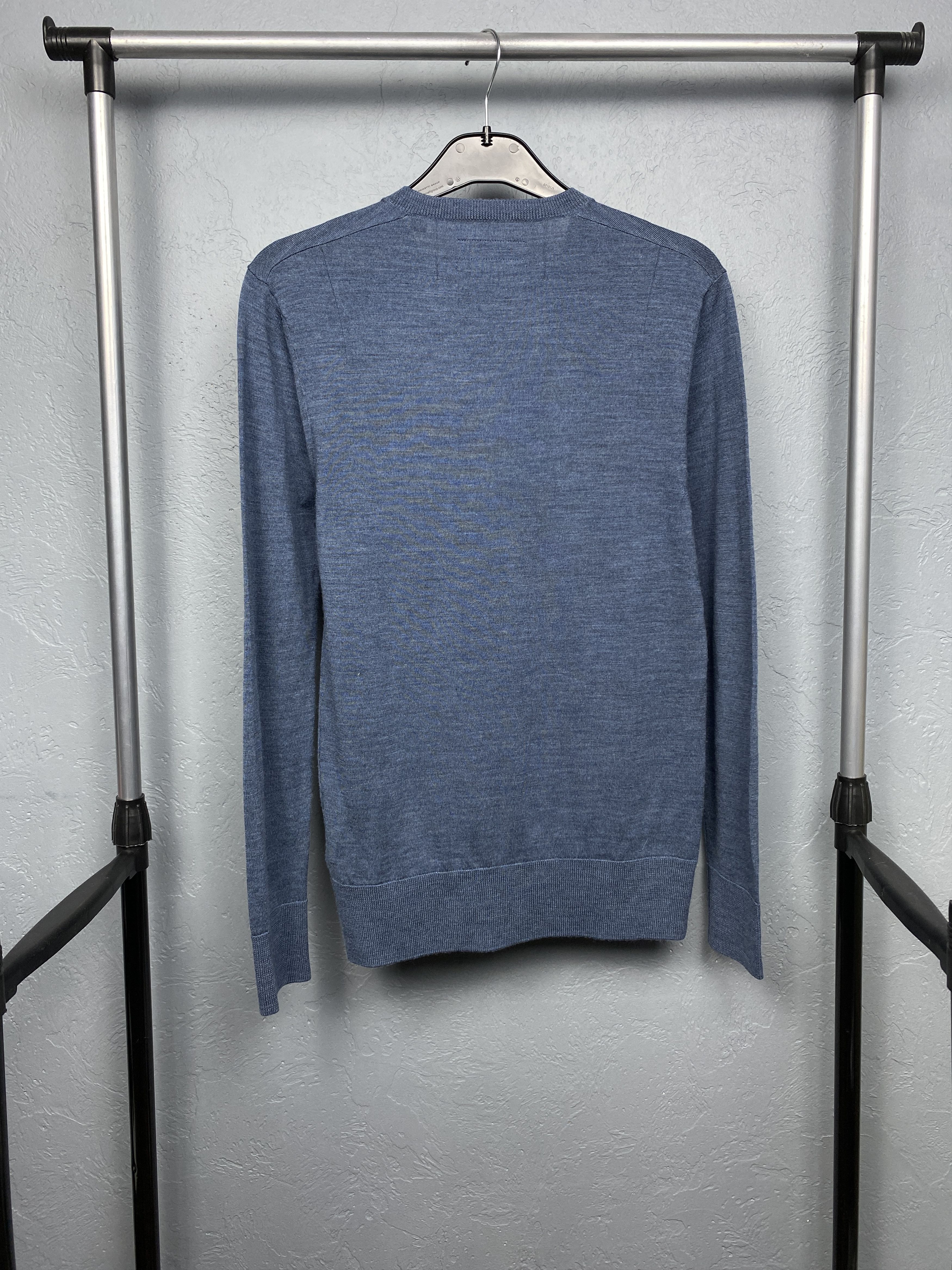 Allsaints AllSaints Mens Mode Merino Wool Knit Henley Sweater Size US XS / EU 42 / 0 - 6 Thumbnail