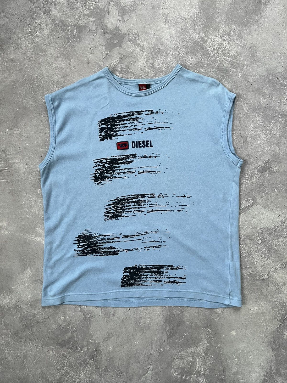 Diesel Vintage Diesel Tank Top Sleeveless T-Shirt Size XL AvantGard Size US L / EU 52-54 / 3 - 1 Thumbnail