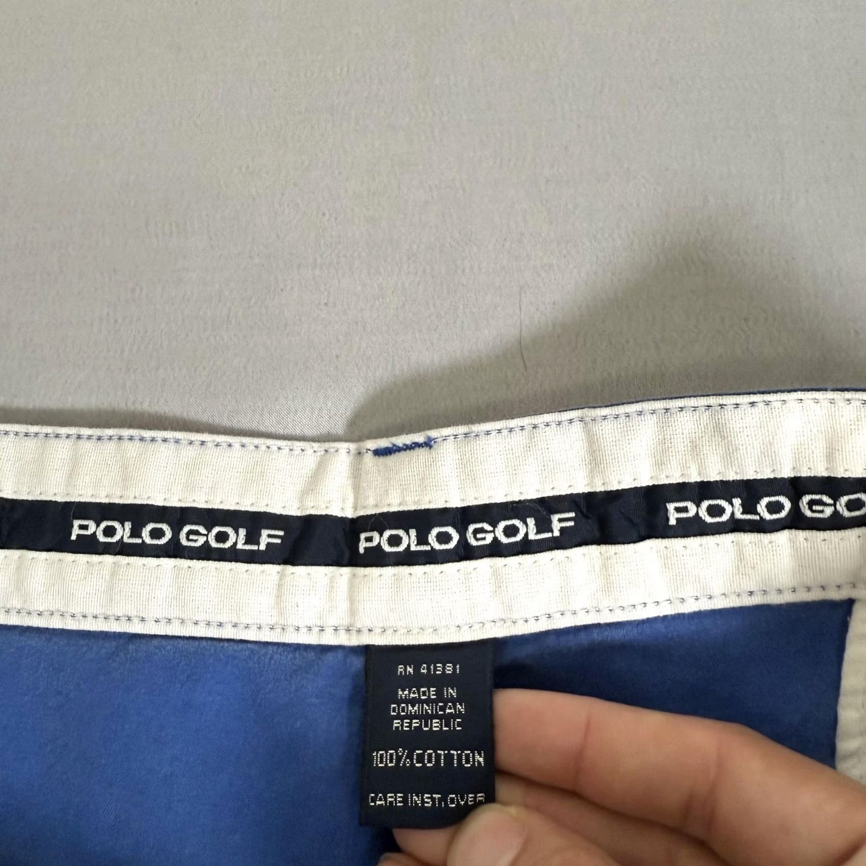 Polo Ralph Lauren Polo Ralph Lauren Mens Shorts Blue Pleated Chino Golf Cotton 35 90s Size US S / EU 44-46 / 1 - 6 Thumbnail