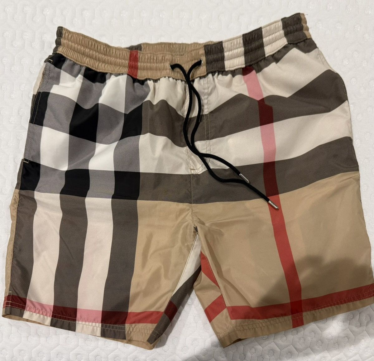 Burberry Burberry Check Swim Trunks Medium $510 Size US 32 / EU 48 - 1 Thumbnail