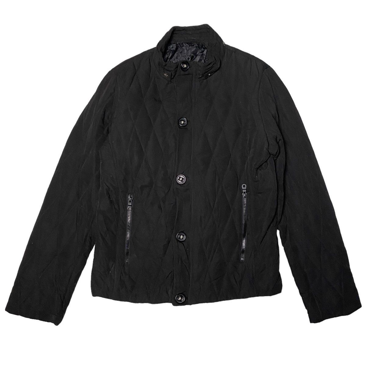 image of 20471120 x Ppfm Puffer Pattern Jacket in Black, Men's (Size Medium)
