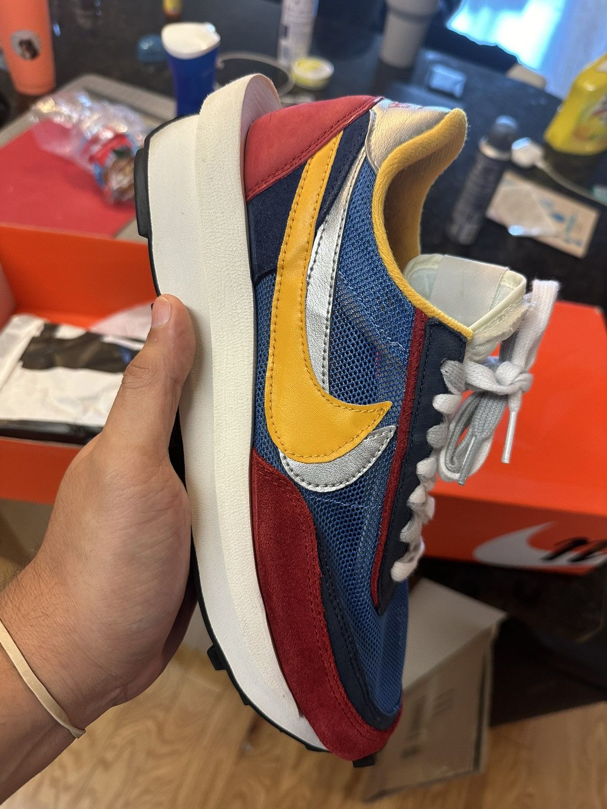 Nike × Sacai Nike LD Waffle Sacai Varsity Blue | Grailed