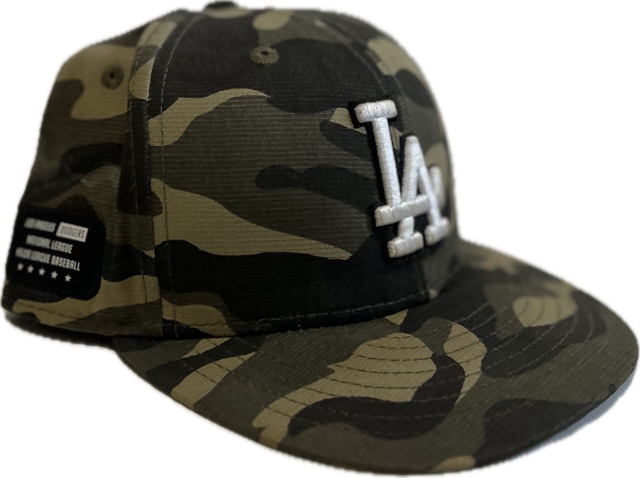 New Era 2021 MLB Los Angeles Dodgers Fitted Hat New Era 59FIFTY Size ONE SIZE - 2 Thumbnail