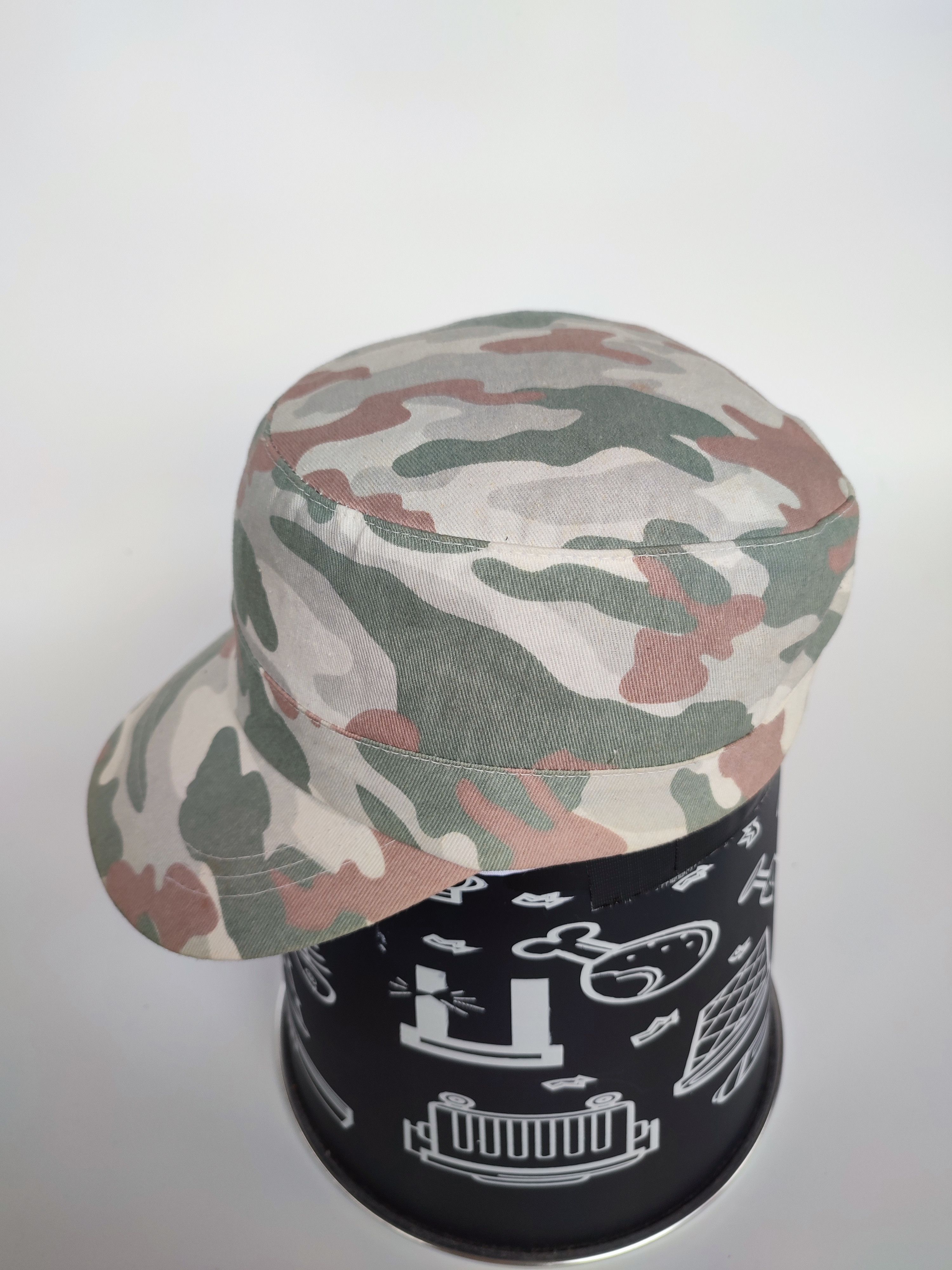 Vintage Army camo printed vtg cap Size ONE SIZE - 2 Thumbnail