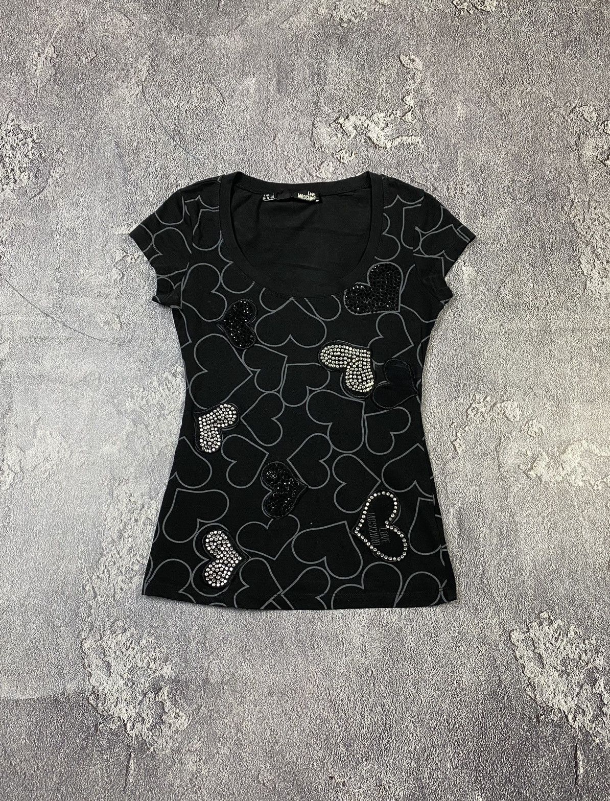 Love Moschino × Moschino Y2K Love Moschino Glamour Ladies T-shirt VTG Size S / US 4 / IT 40 - 1 Thumbnail