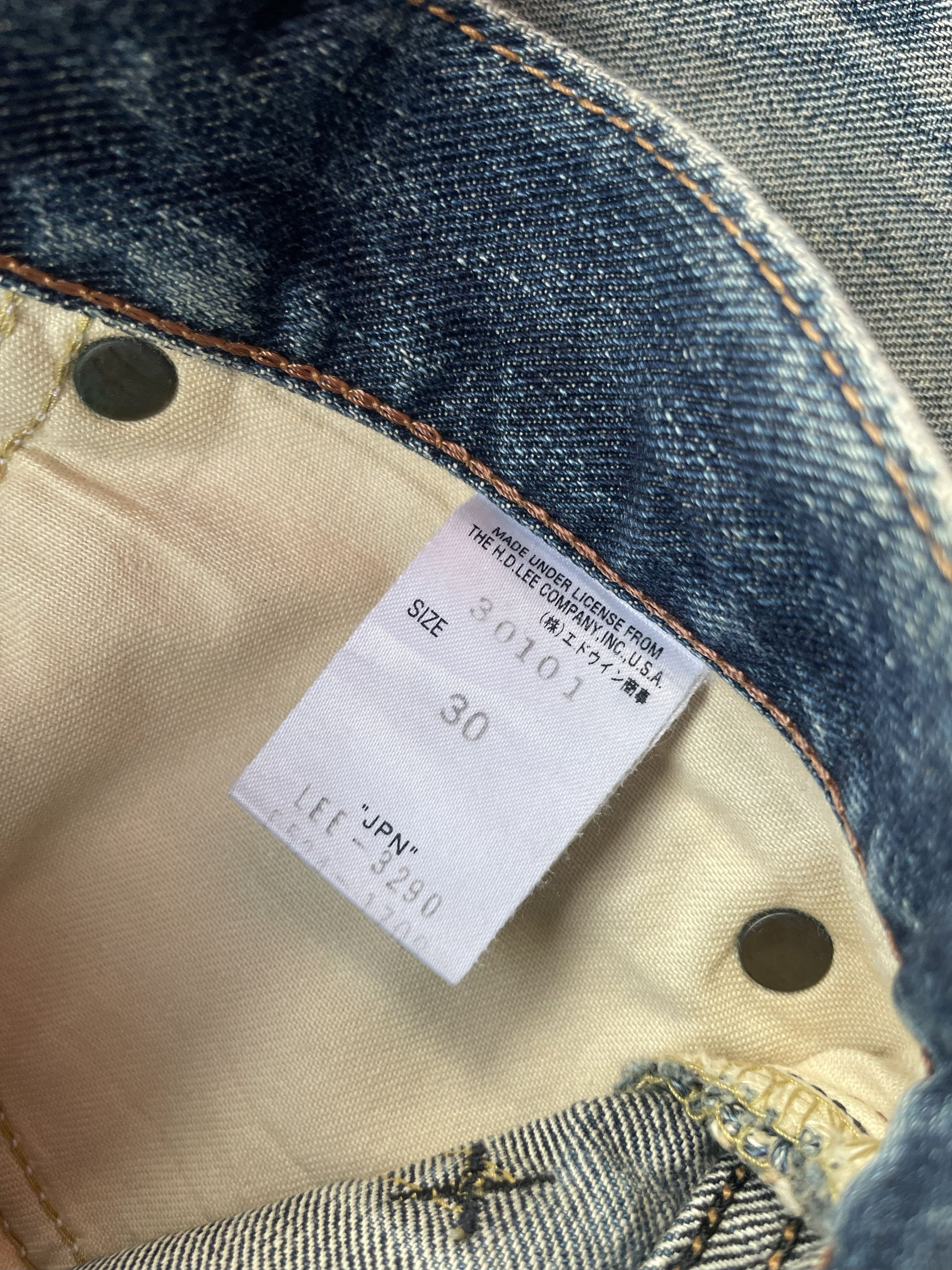 Lee Vintage Lee Riders 101 Denim Size US 31 - 10 Thumbnail