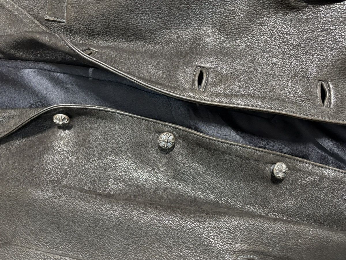 Chrome Hearts CHROME HEARTS Leather Blazer Size US L / EU 52-54 / 3 - 6 Thumbnail