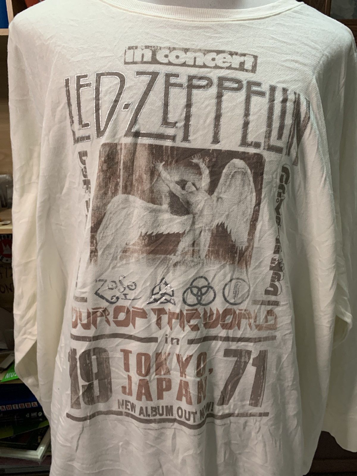 Band Tees × Led Zeppelin Led Zeppelin Sweatshirt Big Size Size US XXL / EU 58 / 5 - 2 Thumbnail