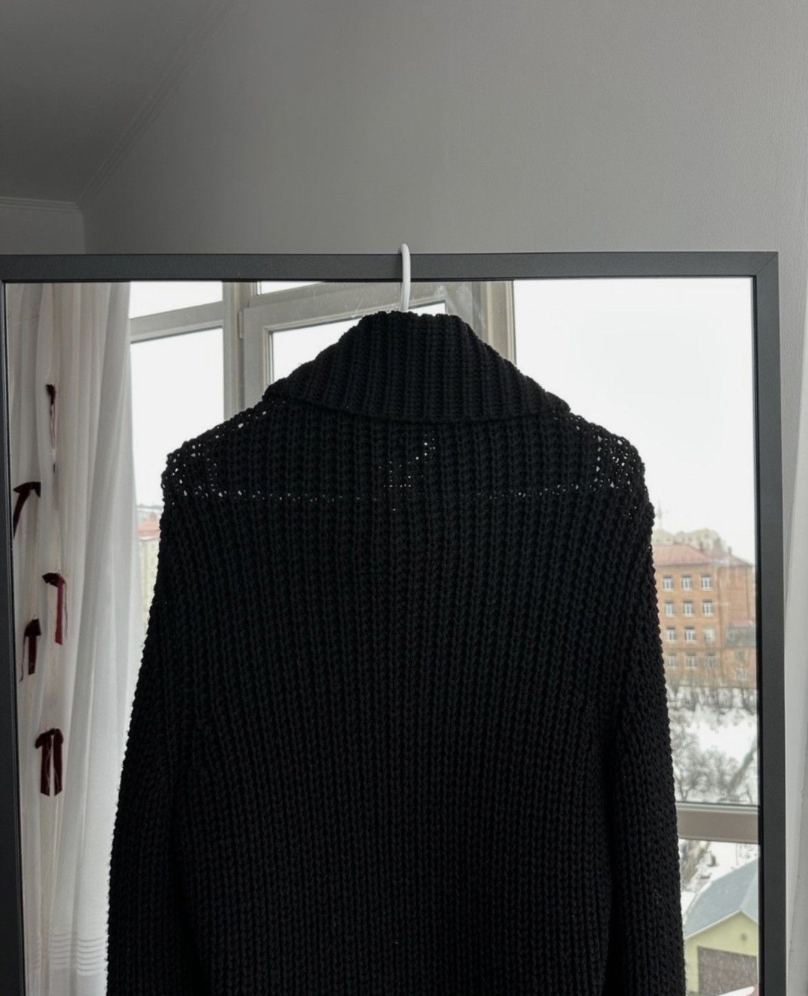 Annette Gortz Annette Görtz Avant-Garde Black Knit Jacket Size M Size M / US 6-8 / IT 42-44 - 2 Thumbnail