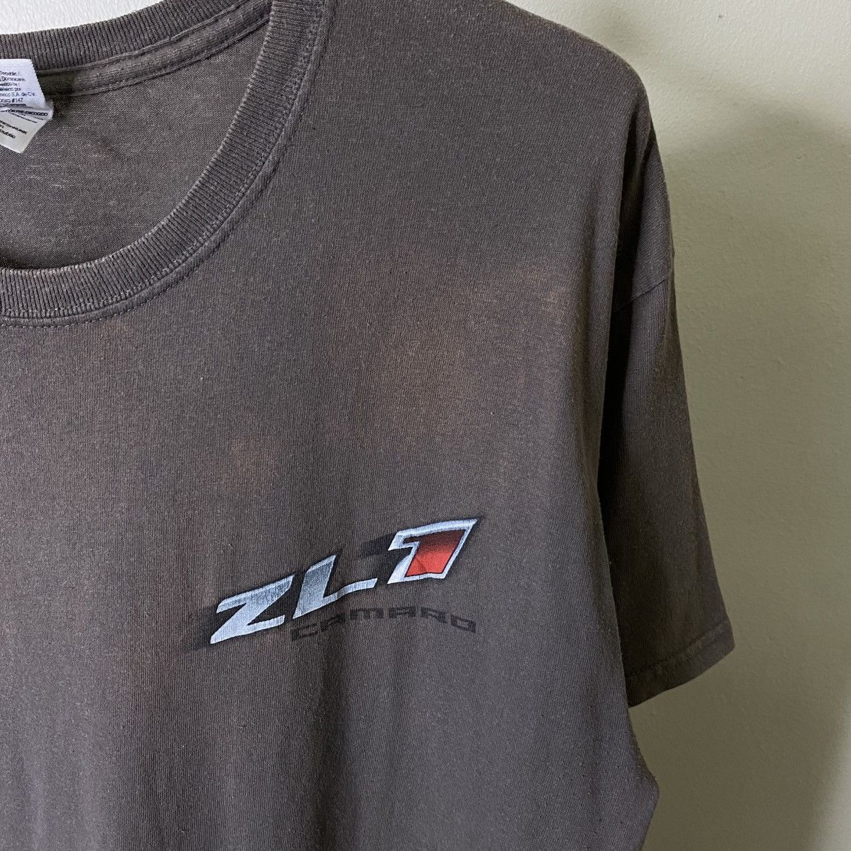 Vintage Y2K Chevrolet Camaro Z1 Promo T Shirt Faded Brown Size US XL / EU 56 / 4 - 7 Thumbnail