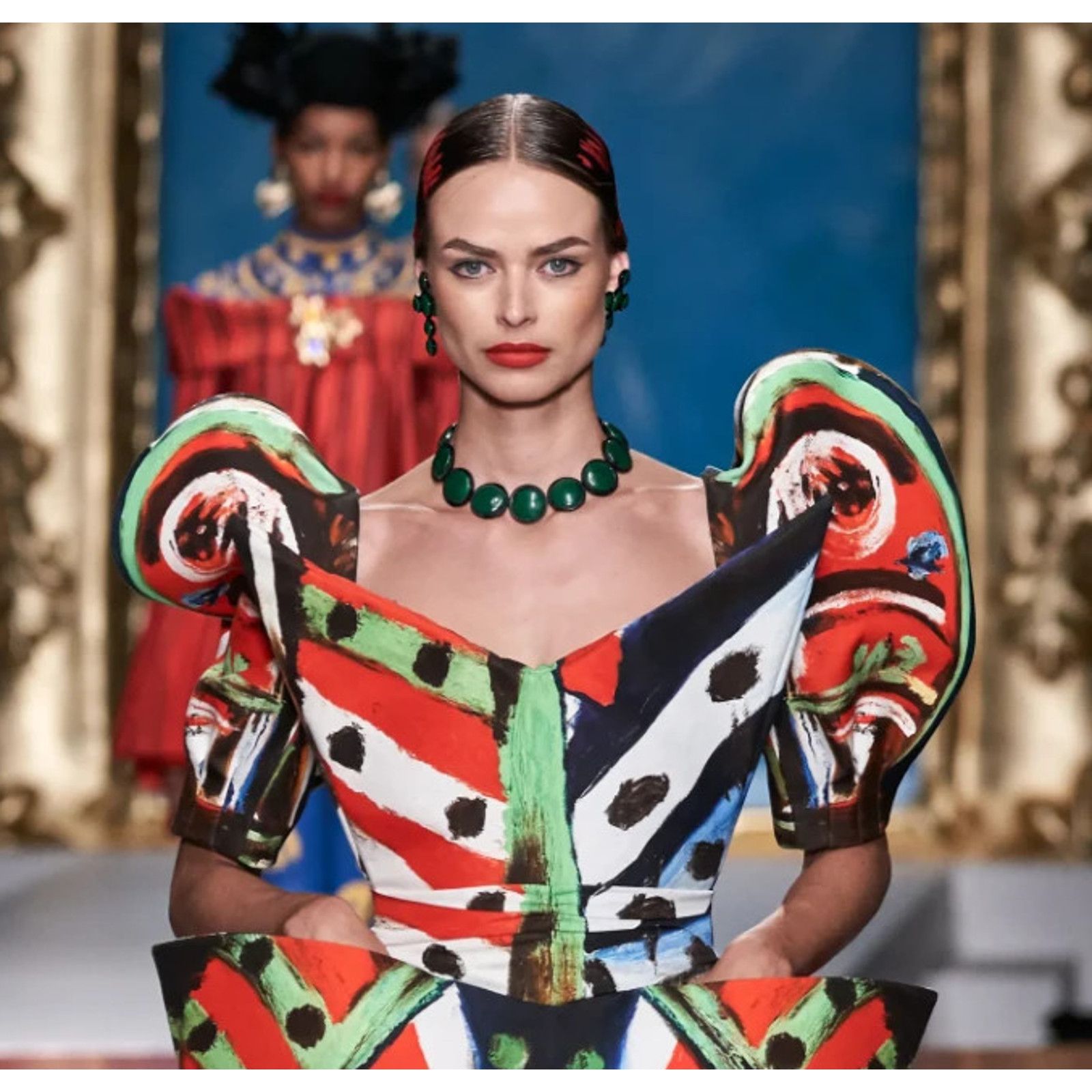 Moschino SS20 Moschino Couture Jeremy Scott Picasso Clip On Earrings Size ONE SIZE - 1 Thumbnail