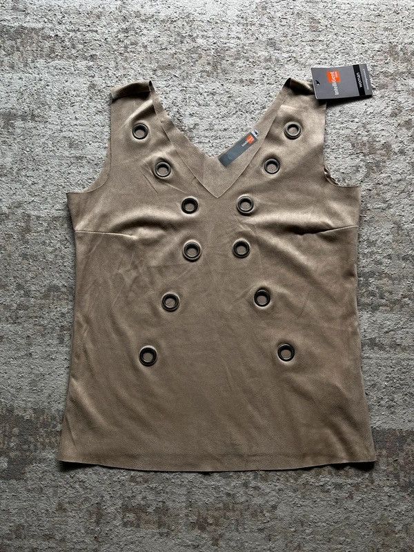 Other Intelligent Sz M Top Tank Vintage 2000s Sz M Rare Beige Skin Size M / US 6-8 / IT 42-44 - 13 Thumbnail